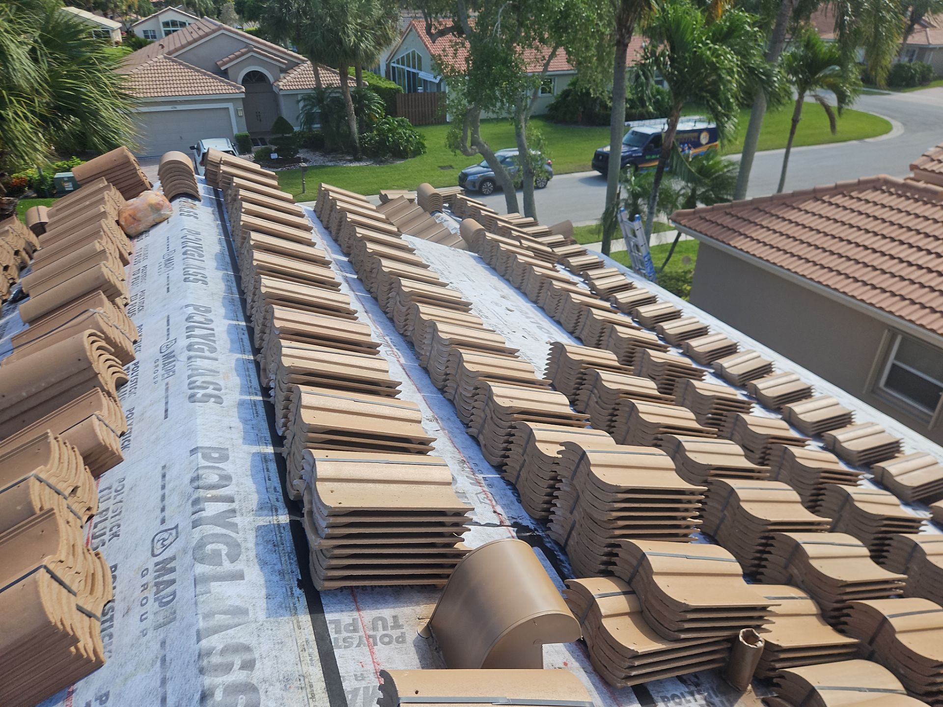 Residential Roofing Installation using WestLake Roofing Tile by BLUES BROTHERS ROOFING