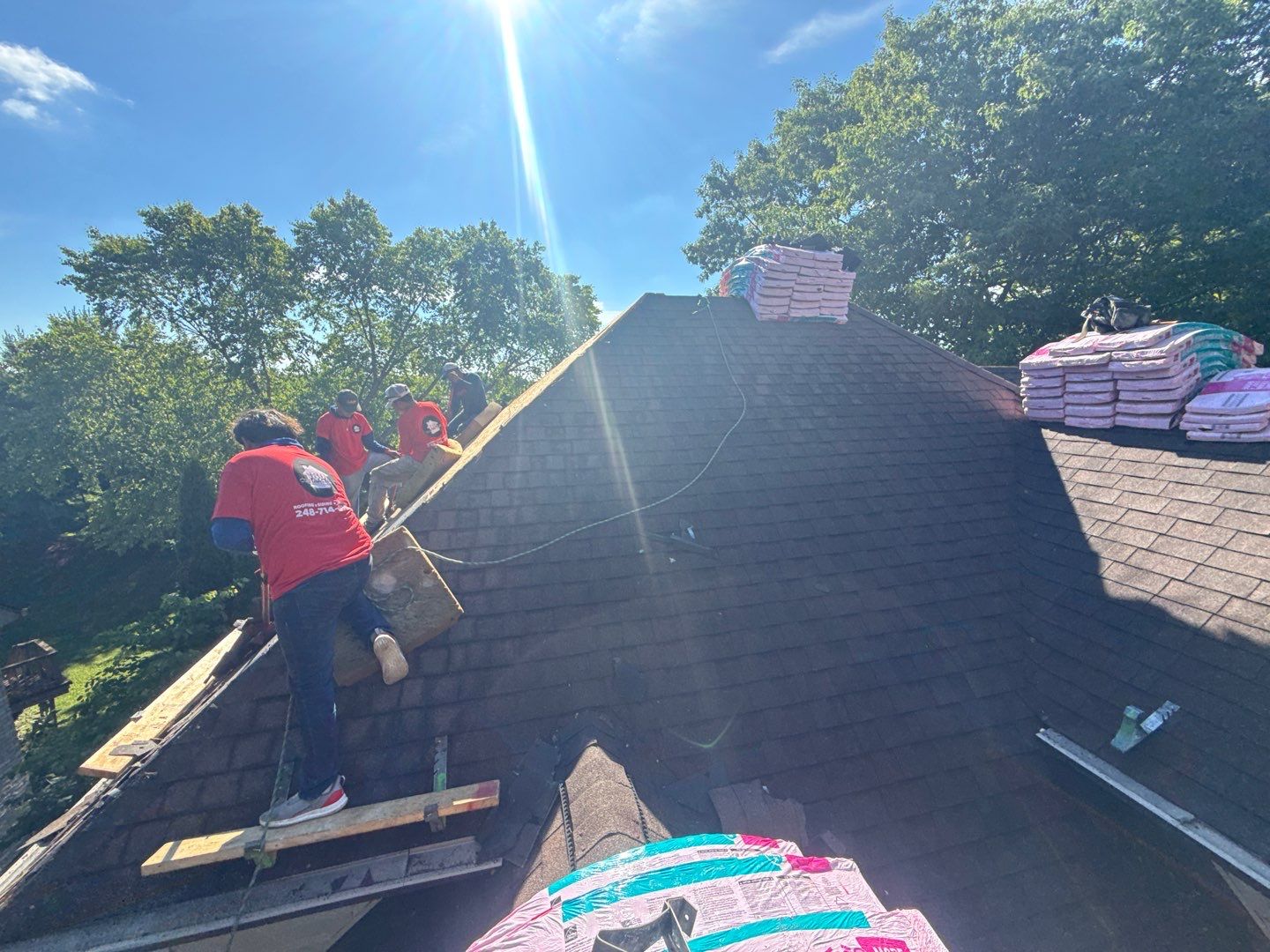Roof Replacement using Owens Corning Duration Flex by 180 Contractors