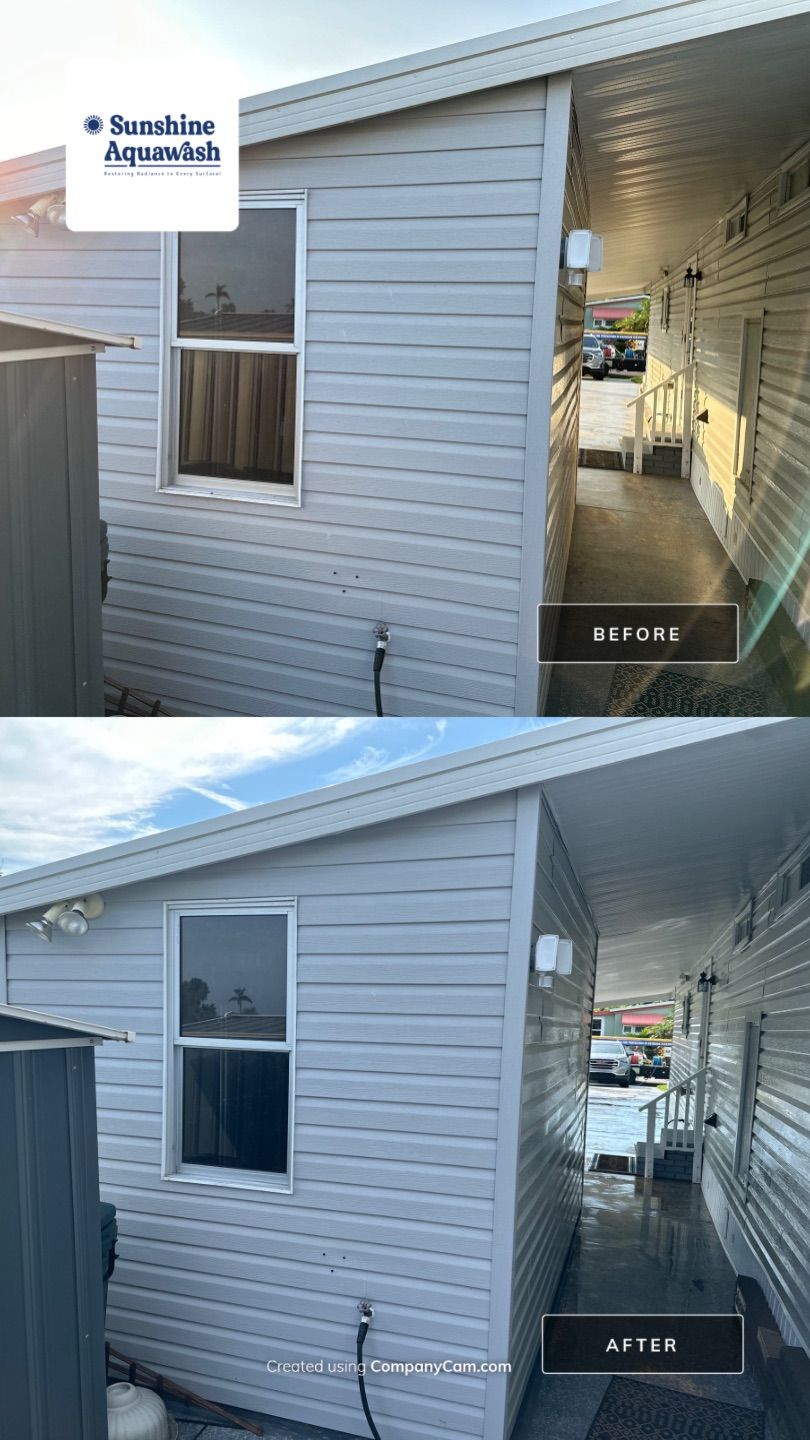 🏡 Mobile Home Soft Wash – Colony Cove, Ellenton, FL by Sunshine AquaWash