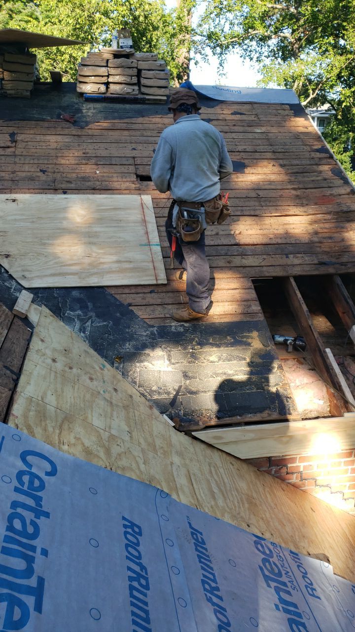 Alexandria Roof Project - CertainTeed Landmark Pro Max Def Charcoal Black Shingles by RM Banning, Inc.