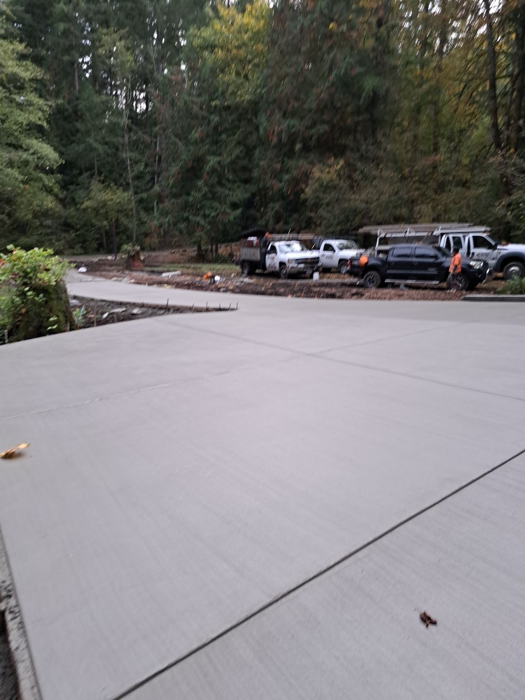 Pia | Custom Concrete Driveway, Walkway & Floating Steps by Jireh Asphalt & Concrete Inc 