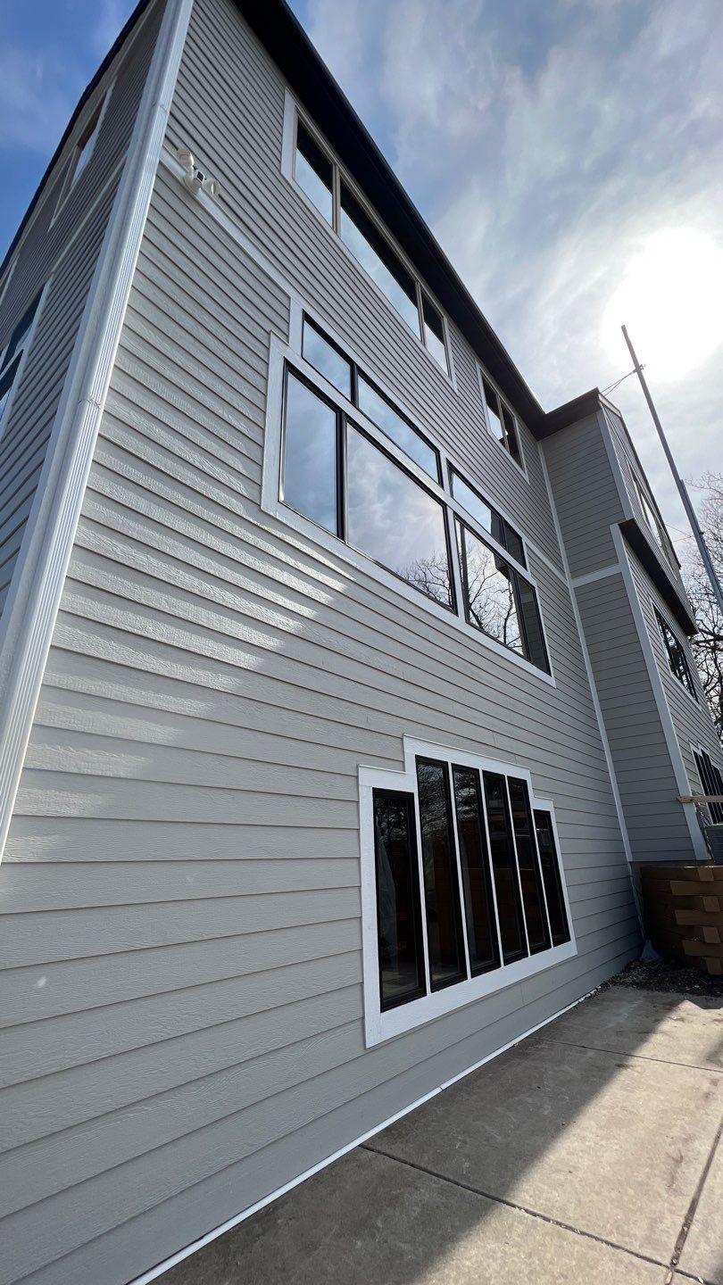 Siding Installation using LP Smart Siding by Total Restoration Services