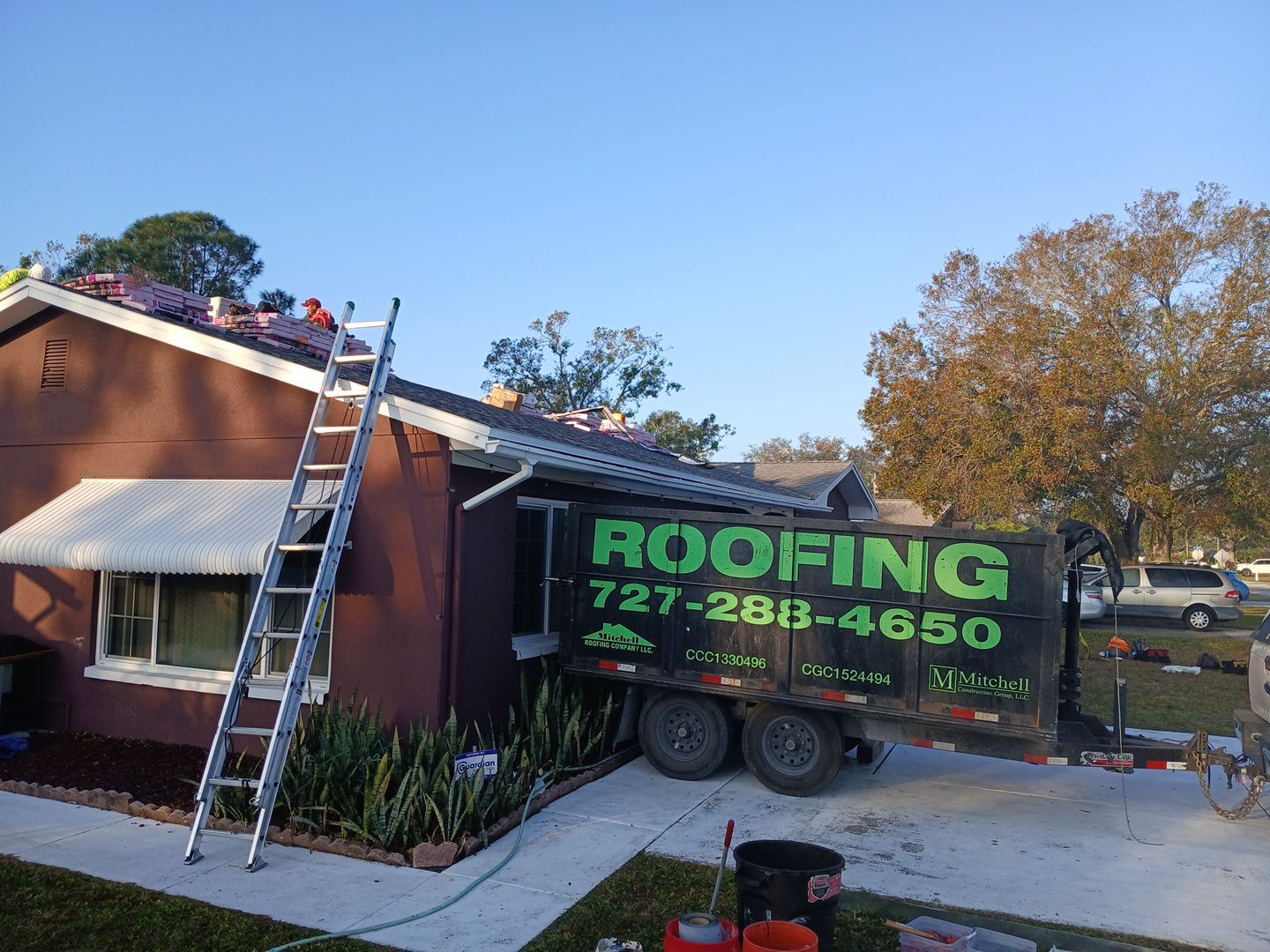 Project in Pinellas Park 33781 by Mitchell Roofing Company LLC 