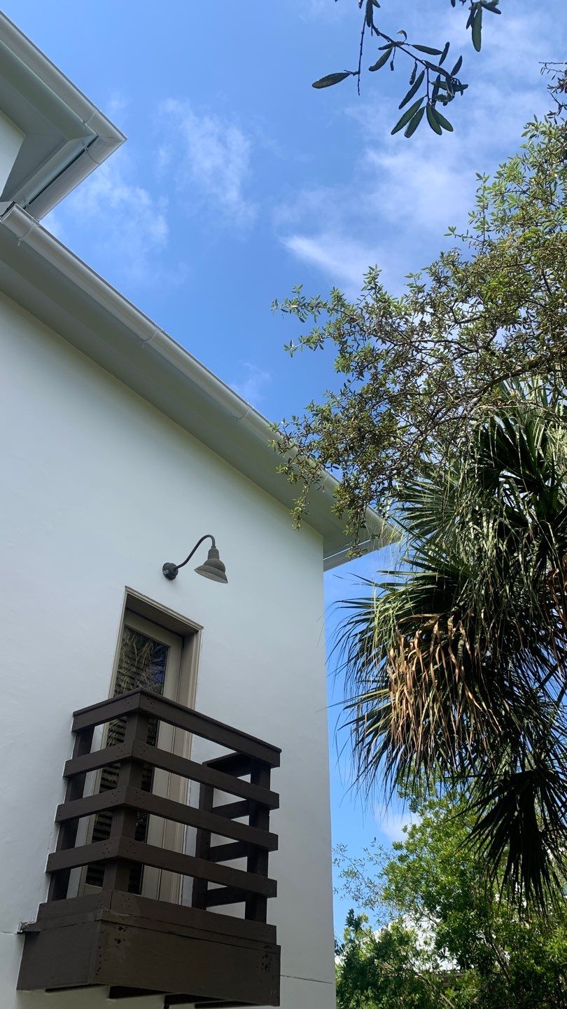 Seamless Gutter Installation using Galvanized Gutters by Gutter Professors