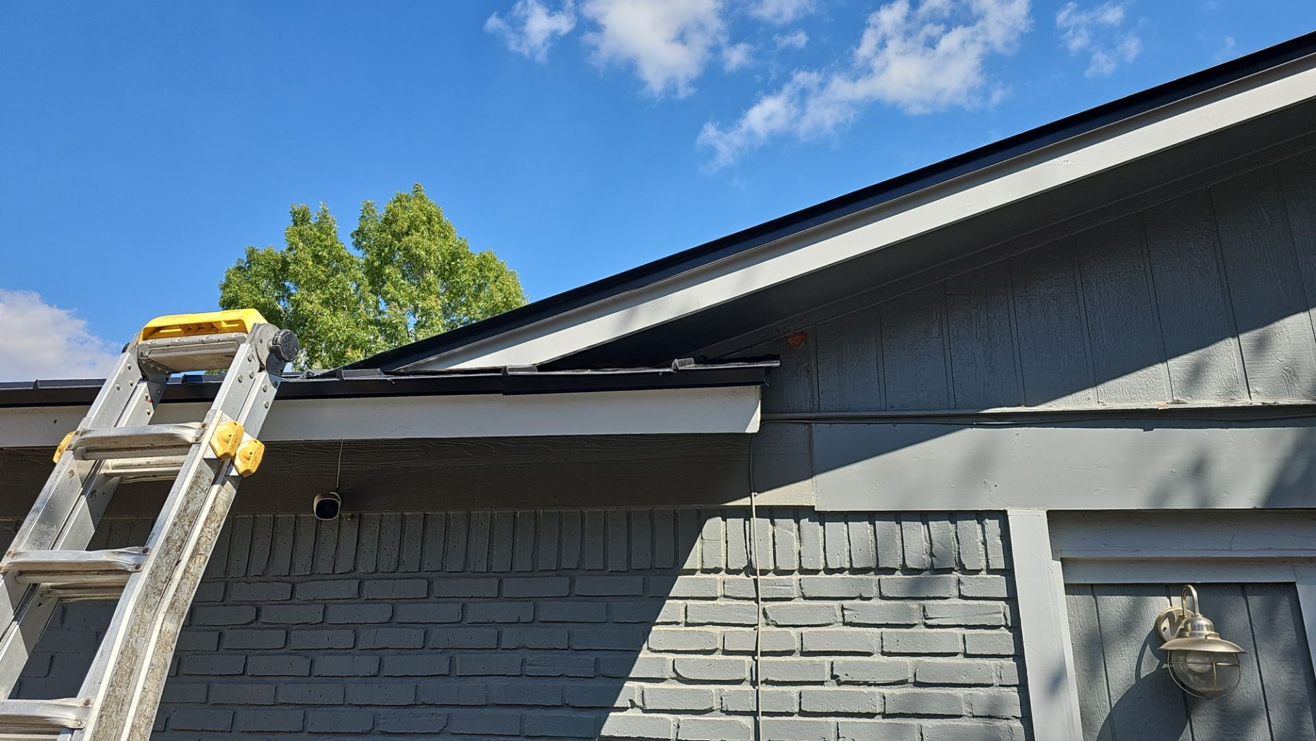 Residential Roof Replacement using Matte Black 24g by Action Exteriors Austin