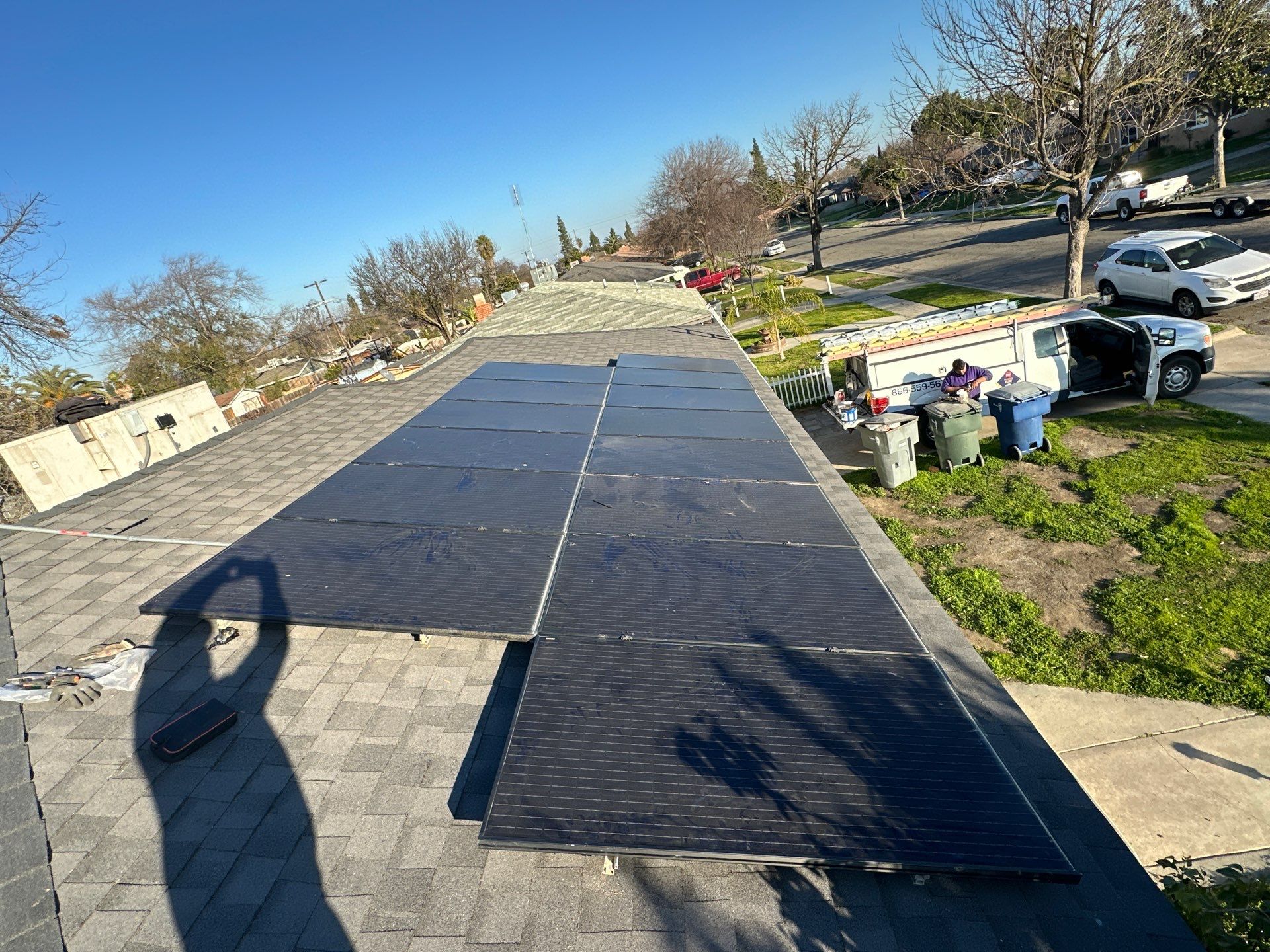 Roof Replacement With Solar Panel Removal/Reinstall, Attic Insulation & Mini Split by Grandmark Service Company