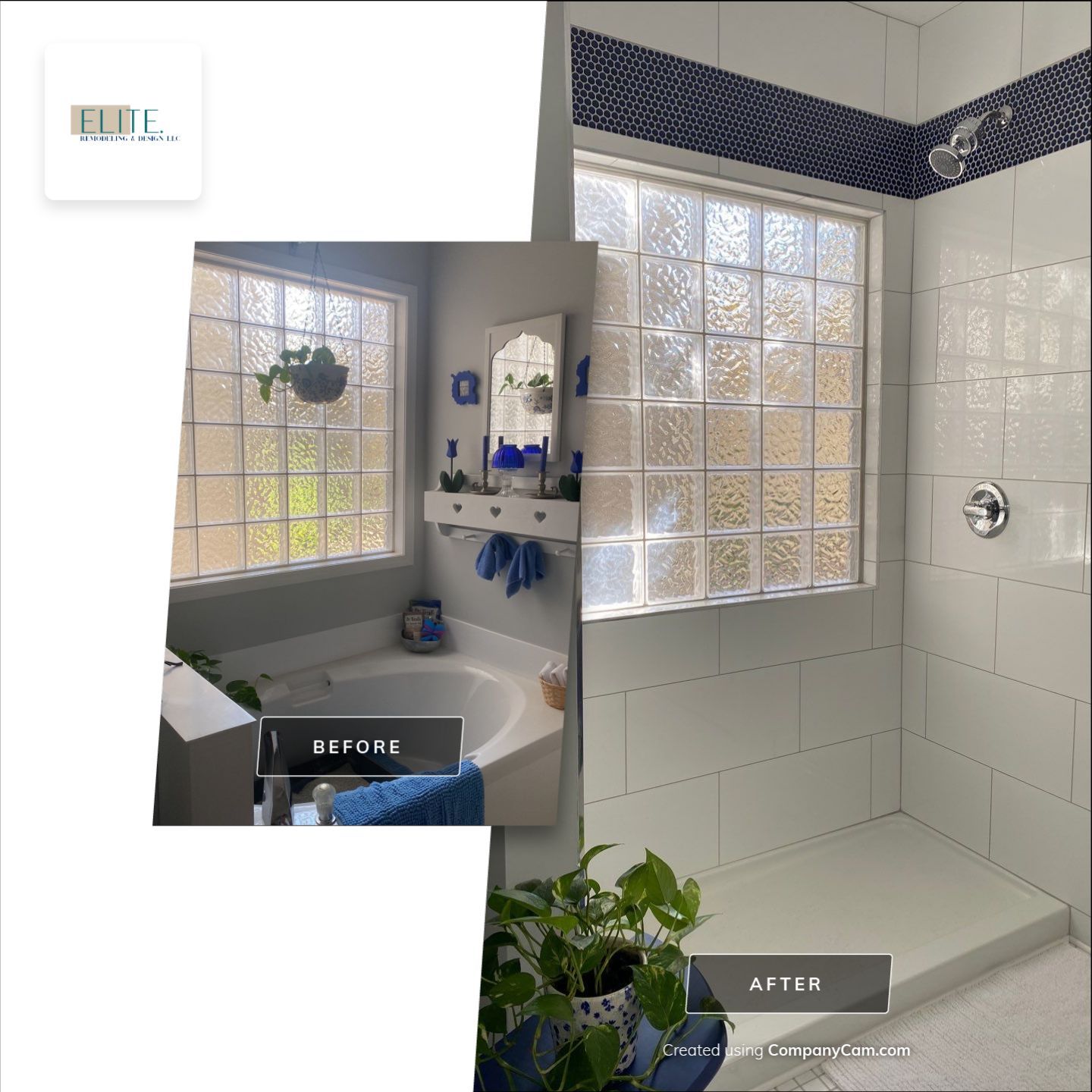 Cozy, Modernized Bathroom Retreat in Cary by Elite Remodeling and Design LLC