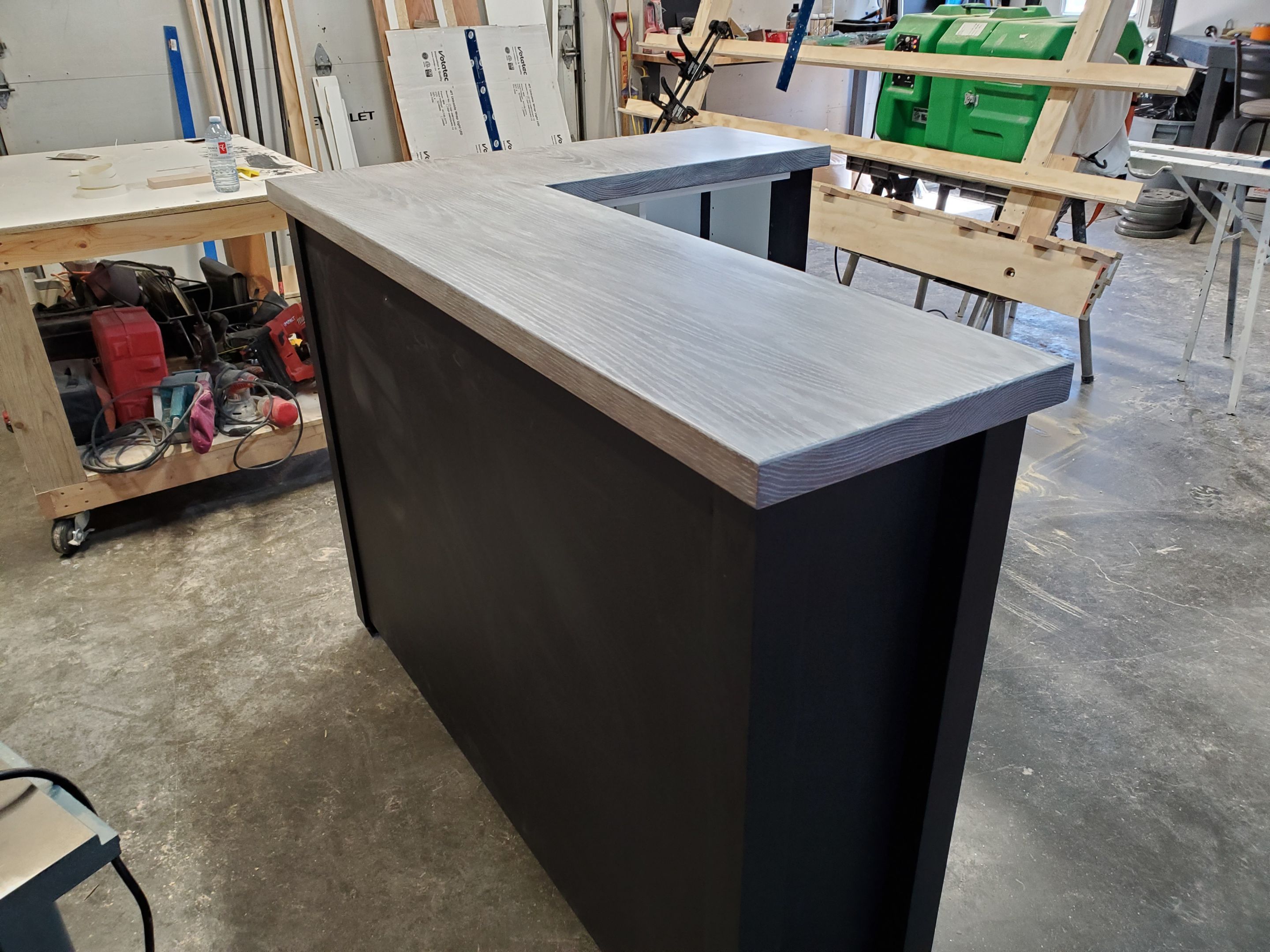 Custom Reception Desk by Impact Construction Sudbury