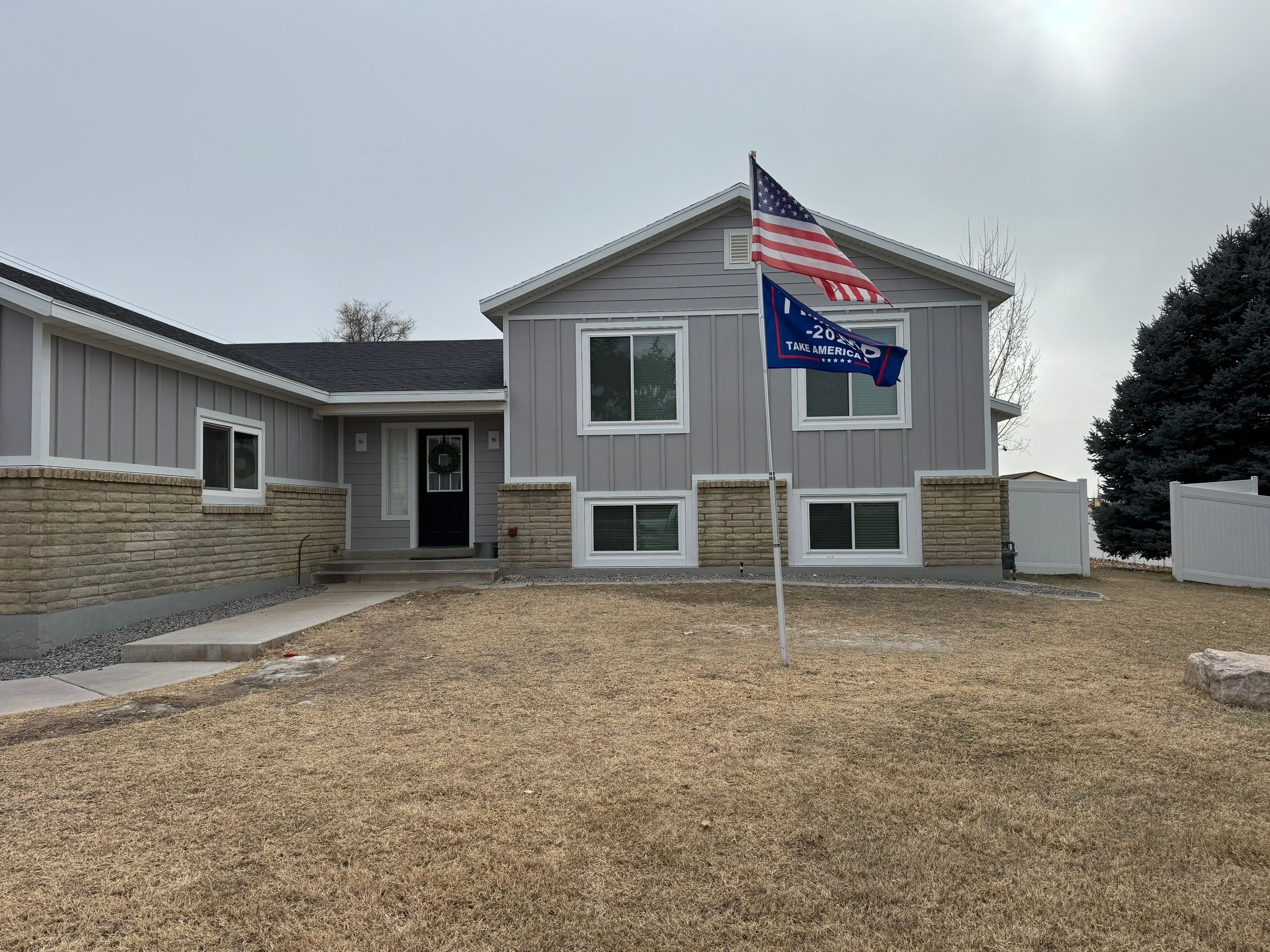 Ogden | Thermal Hardie Upgrade with Mixed Profiles | Pearl Gray by Ideal Siding Utah