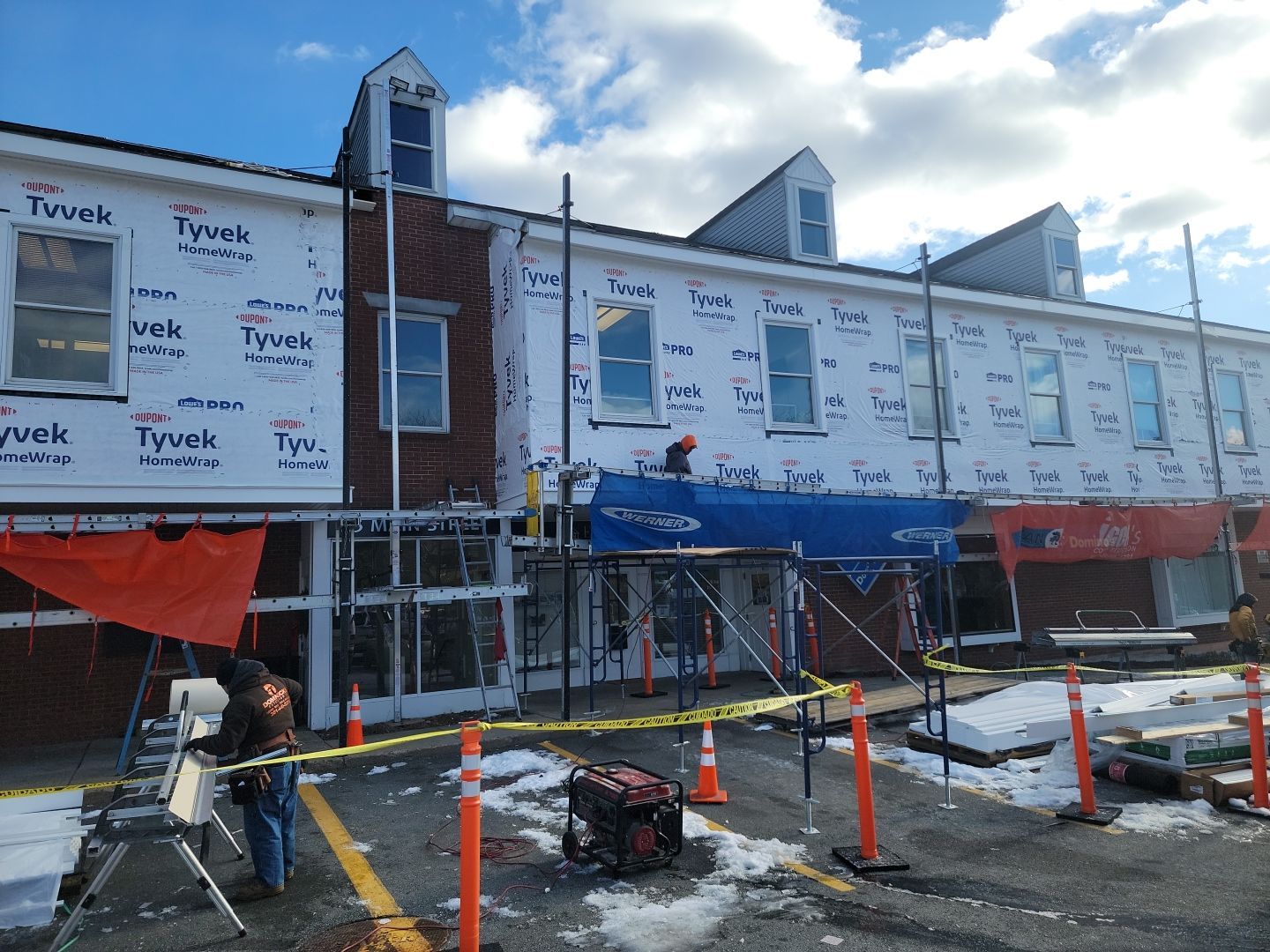 James Hardie Siding on Comercial building by UBrothers Construction