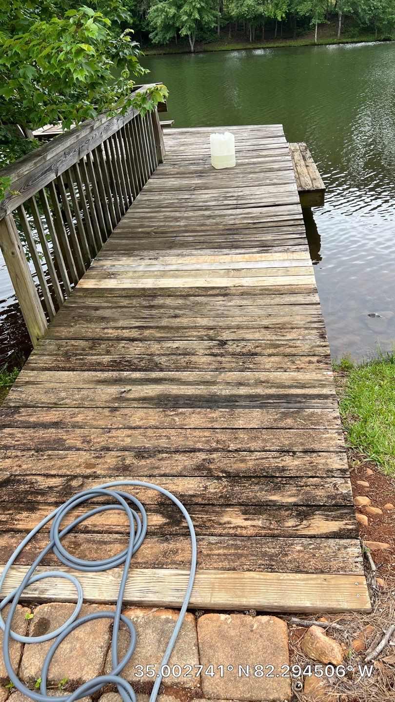 Dock using Wood Sealant by DuraSeal