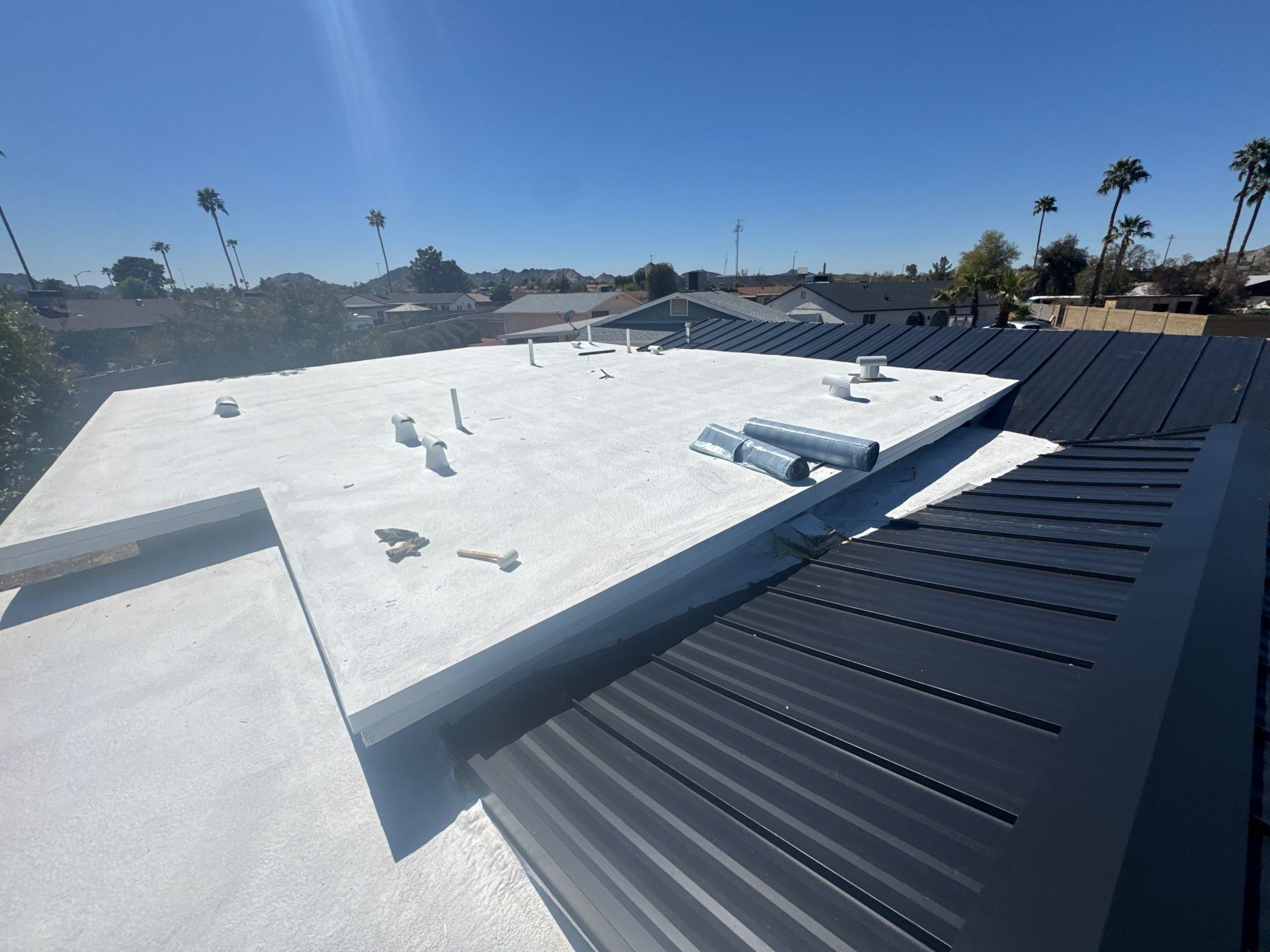Matte Black Standing Seam by Reimagine Roofing