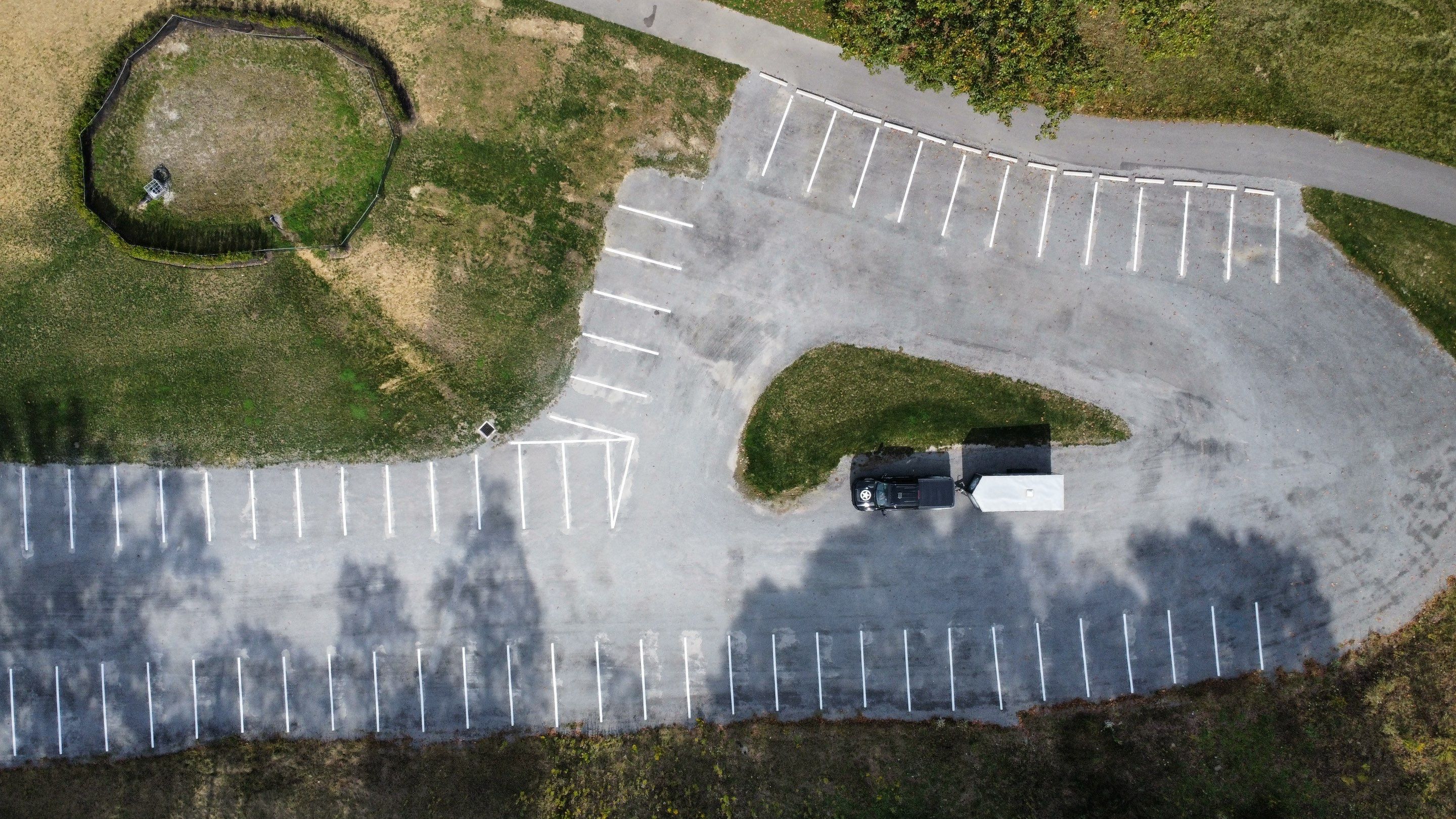 Restaurant Parking Lot by G-Force Parking Lot Striping of Pittsburgh