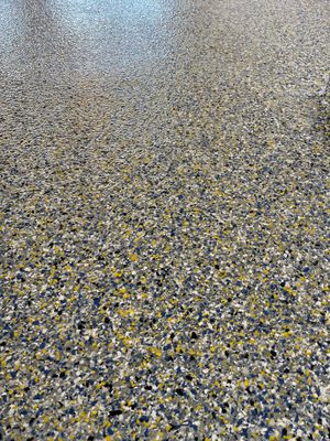 Garage Floor Coating using Custom Color