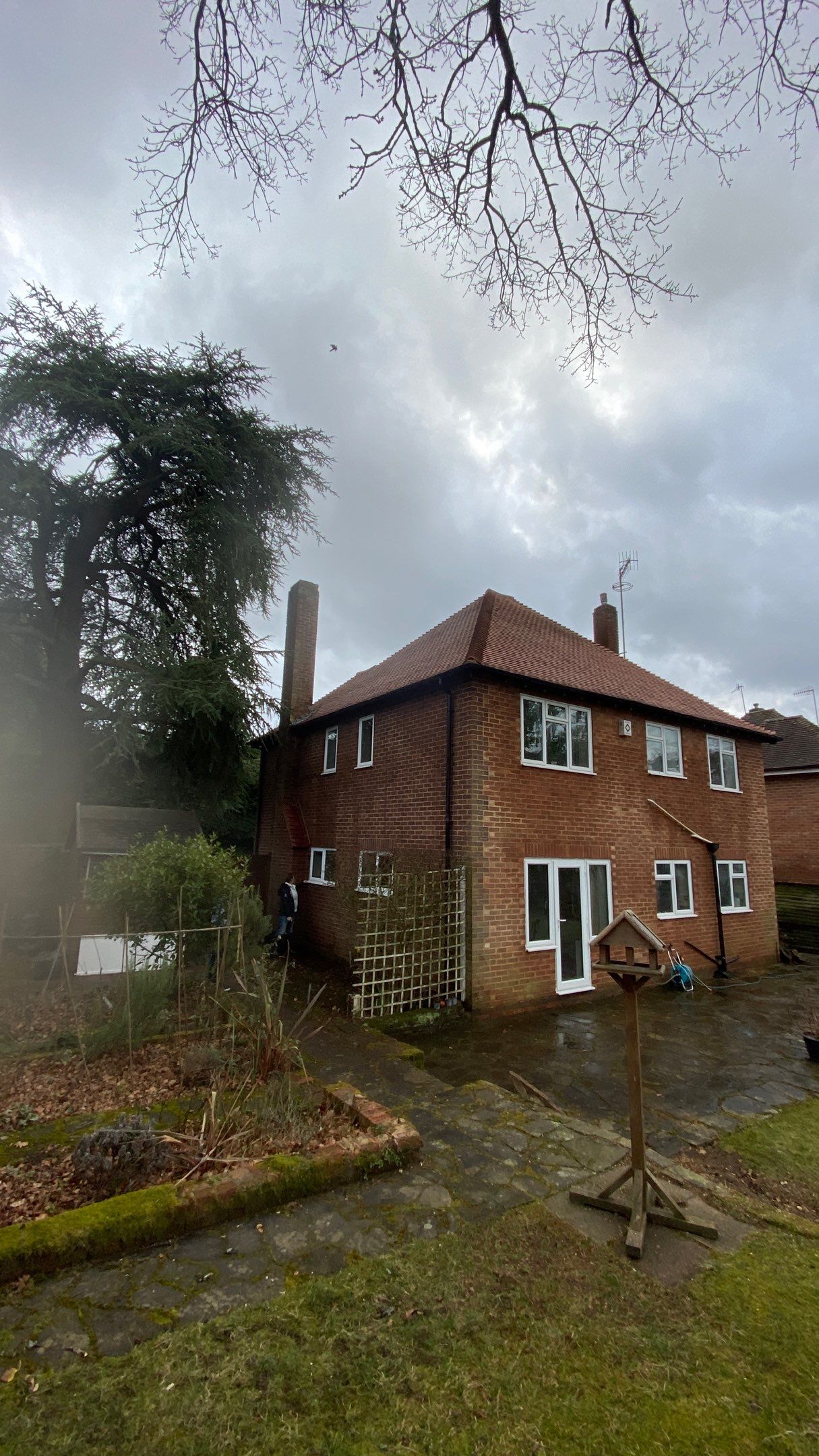 Roof Cleaning and Biocide Treatment using Honda 15lpm Low Pressure Washing Machine by Ges Exterior Cleaning ltd