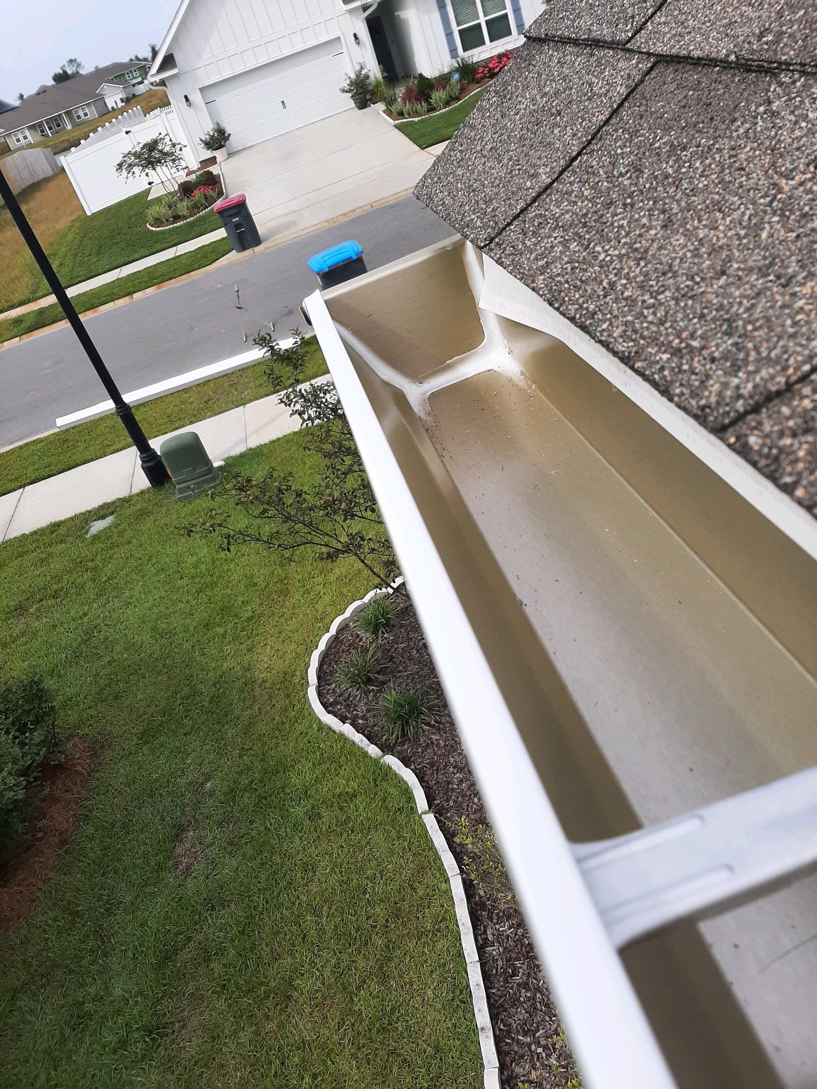 Seamless Gutter Installation using White K-Style Gutters by Gutter Professors