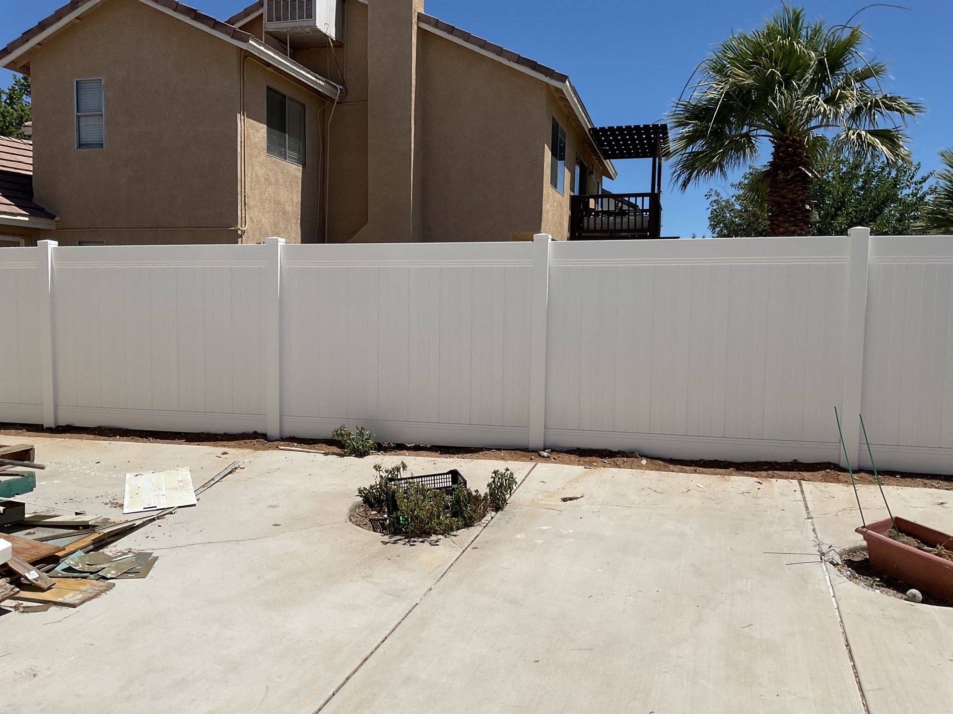 Fence Installation using Vinyl by Fence Guys Inc. 