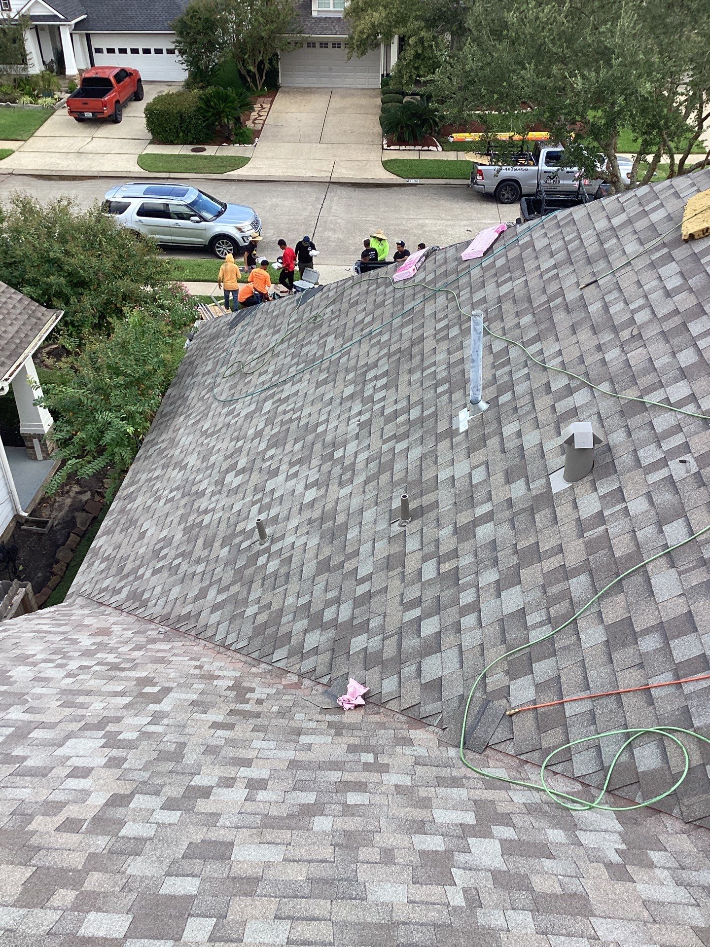 Residential Roofing Installation using Owen's Corning Duration (Lifetime) Shingles by Roof Repair Company