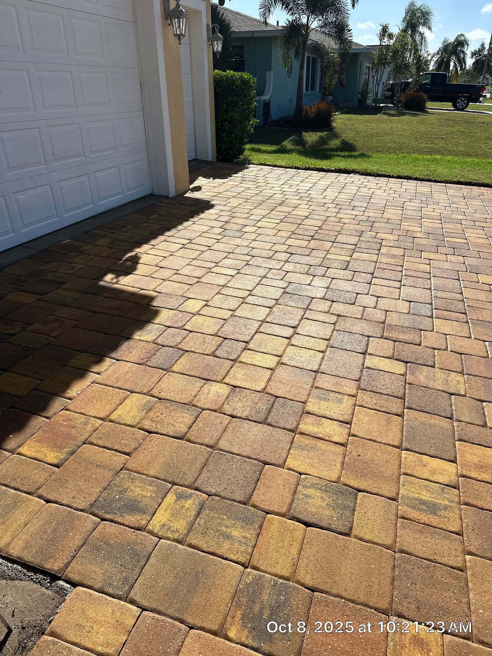 Driveway and Pool Deck Paver Restoration in Apollo Beach by Supreme Paver Experts