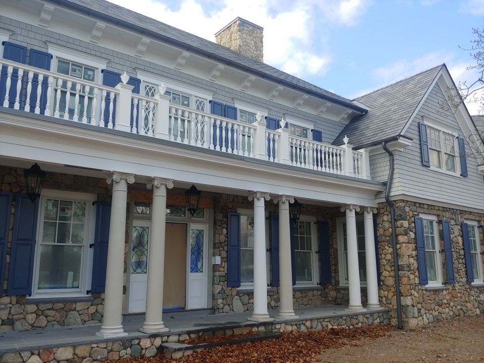 Gutter Installation using Half Round Aluminum Gutter in Natick, MA by Gutter Pro Enterprises