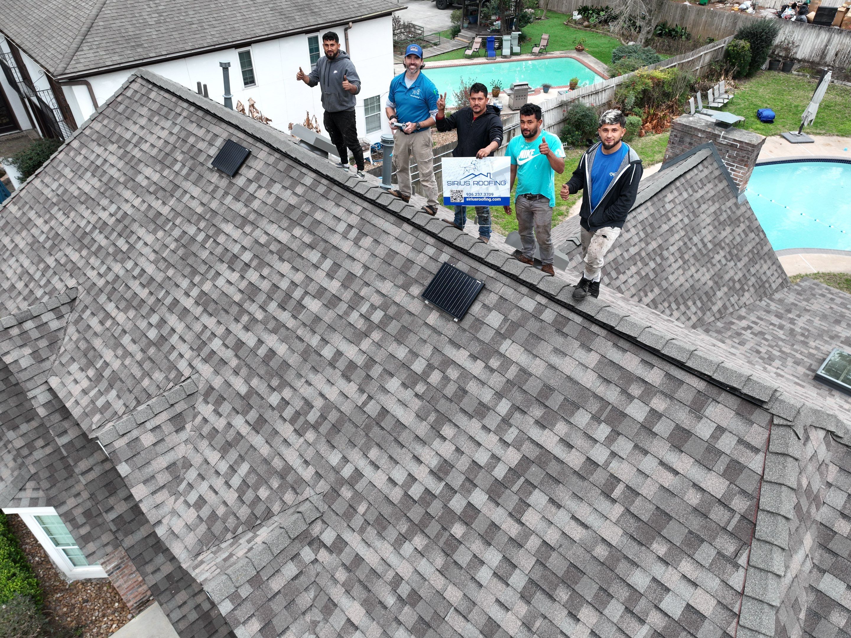 55 Square Titan Natural timber  by Sirius Roofing