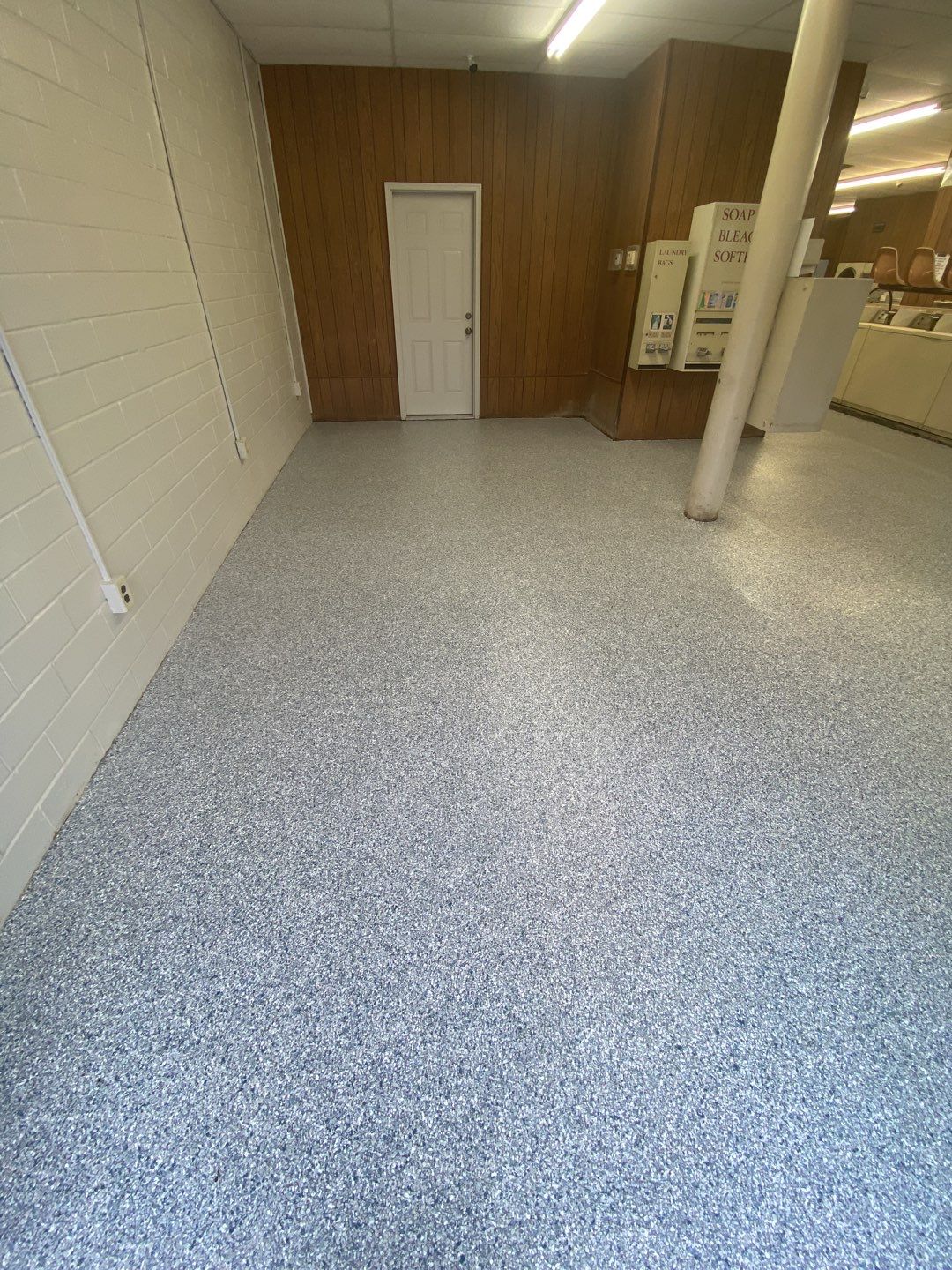 Laundromat Floor using Tidal Wave by Your1DayFloor.com