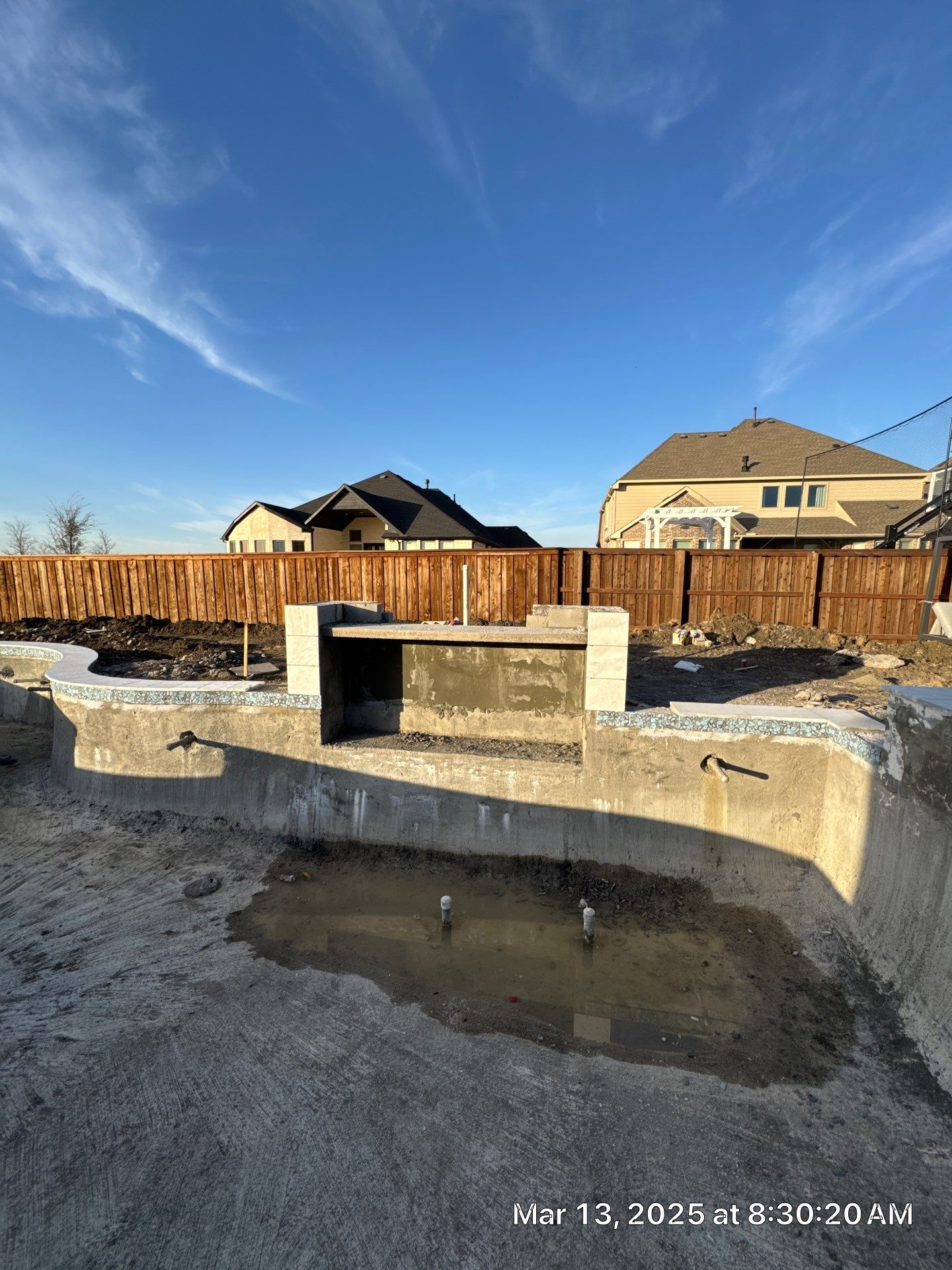Geometric Pool with Round Raised Spa by Pinnacle Pools and Spas - DFW