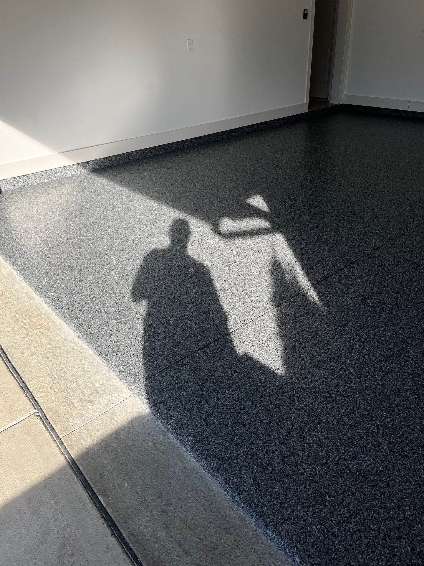 Garage Floor Coating using Nightfall by My Garage Floor Guys