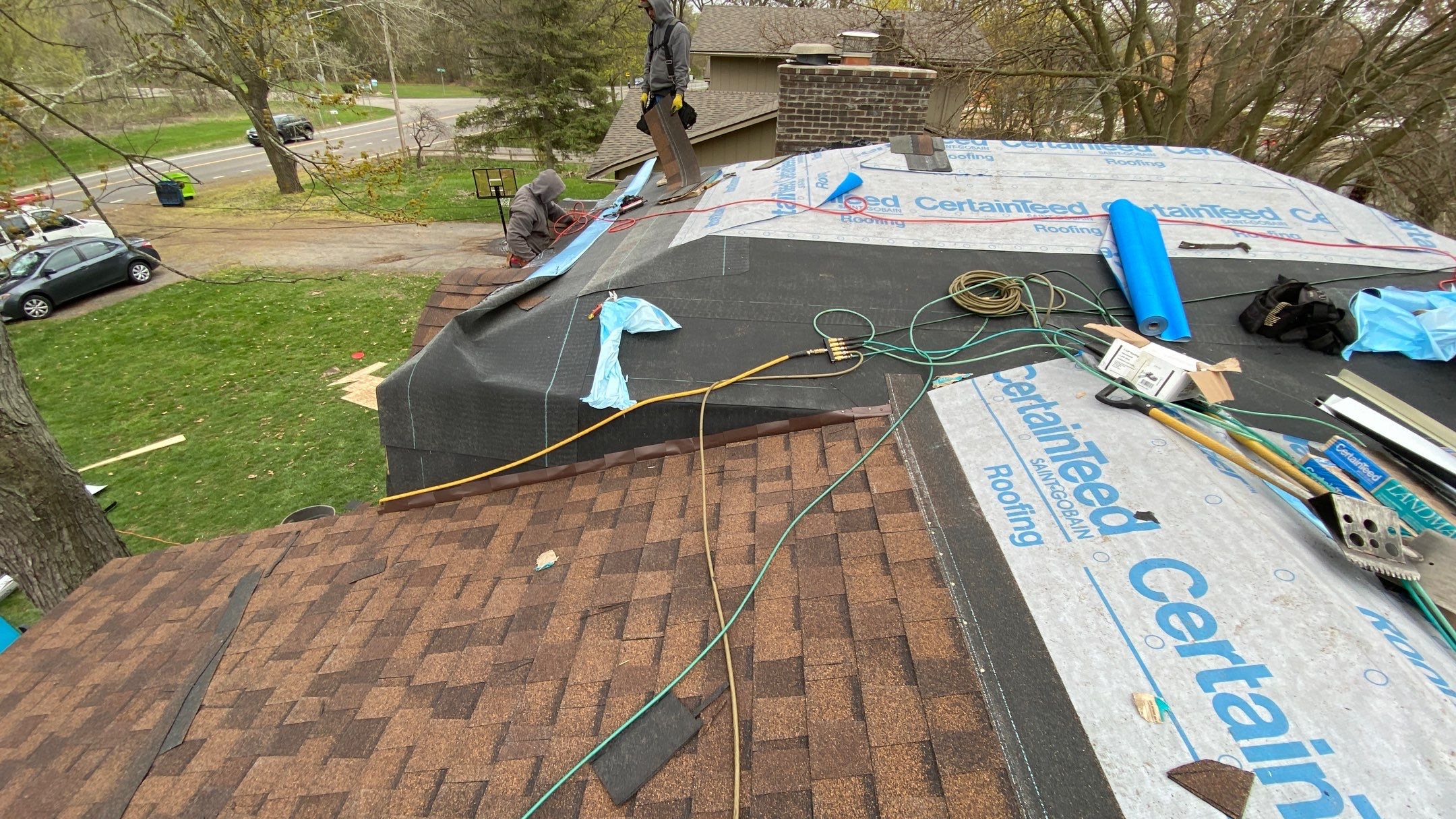 Roof Replacement using CertainTeed Landmark by 180 Contractors