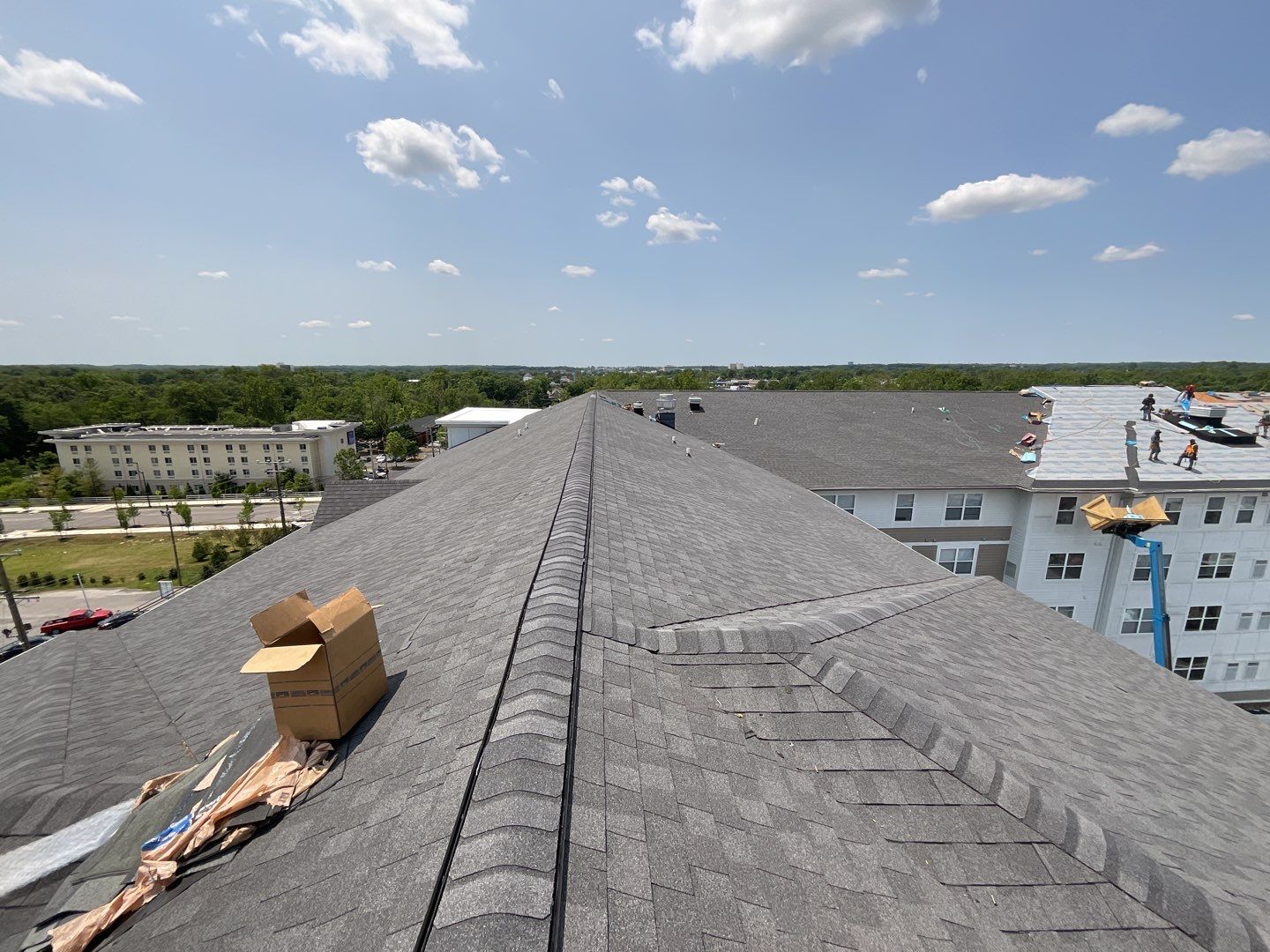 Multi-Family Commercial shingle roof by Alpha Design Services