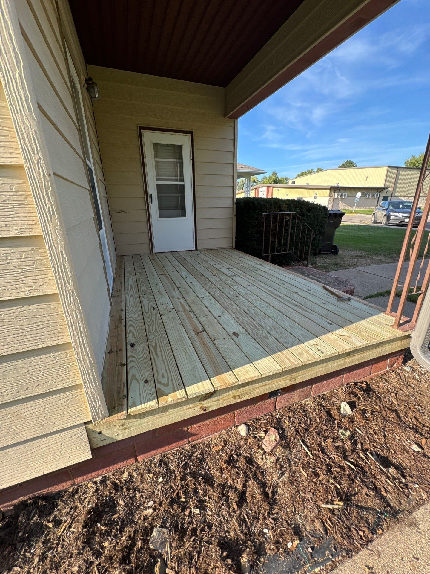 Front Porch Deck Rebuild in Dodge, NE by Crows Roofing LLC