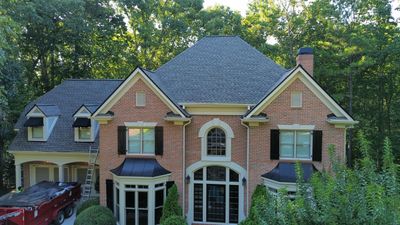 Roswell, GA Roof Replacement GAF Timberline HDZ Weathered Wood