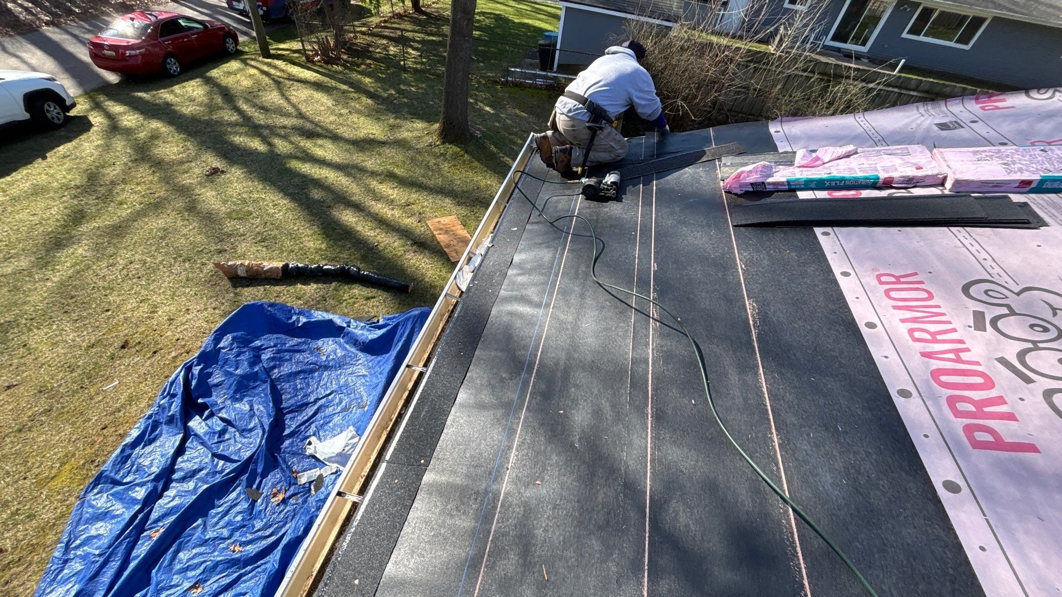 Roof Replacement using Owens Corning Summer Harvest by 180 Contractors