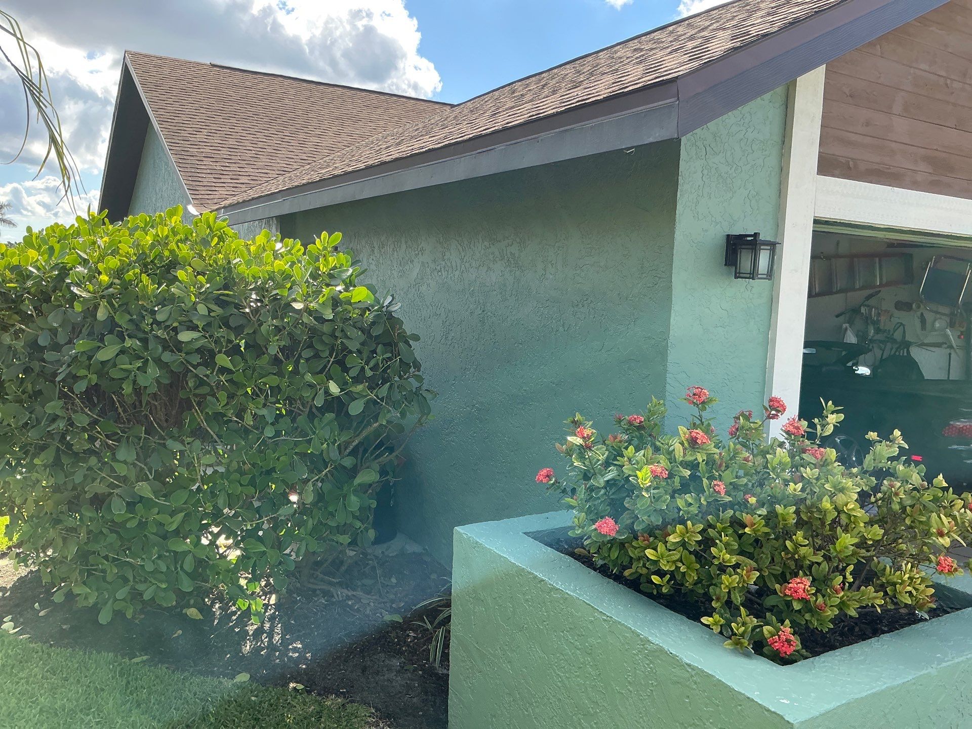 Musket Brown Seamless Gutter Installation Before Rainy Season in Cape Coral FL by Gutter Professors