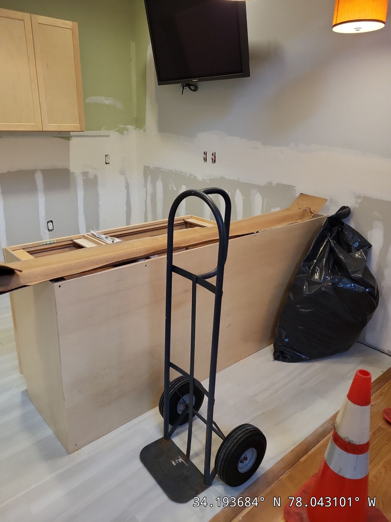 Brunswick Forest Fitness Center Commercial Flooring & Cabinet Remodel in Leland, NC by RGR Construction and Roofing, LLC