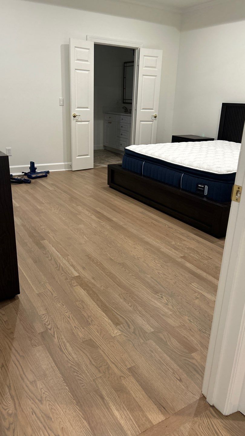 Harwood installation and refinish throughout by Footprints Floors of Nashville