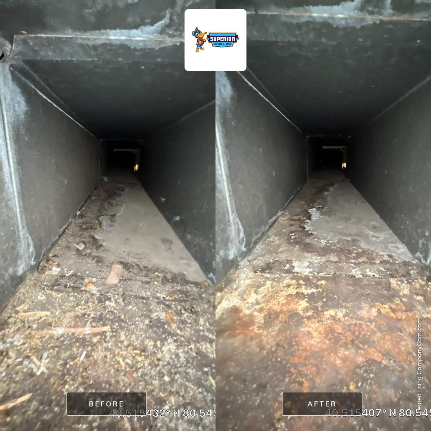 Air Duct Cleaning With a Vacuum Truck in New Cumberland, WV by Superior Air Duct Cleaning