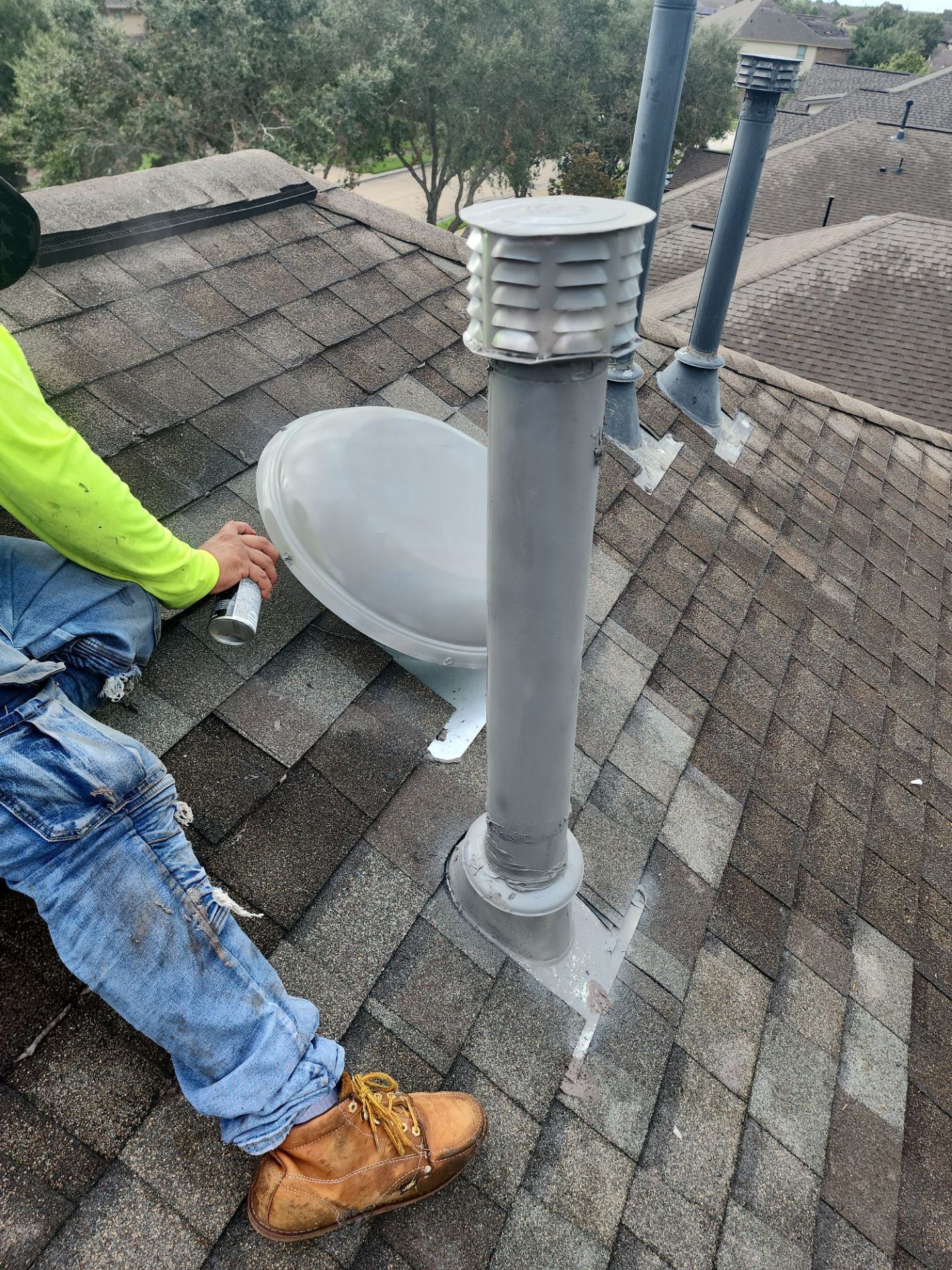 Residential Roofing Repair using Owen's Corning Duration (Lifetime) Shingles by Roof Repair Company