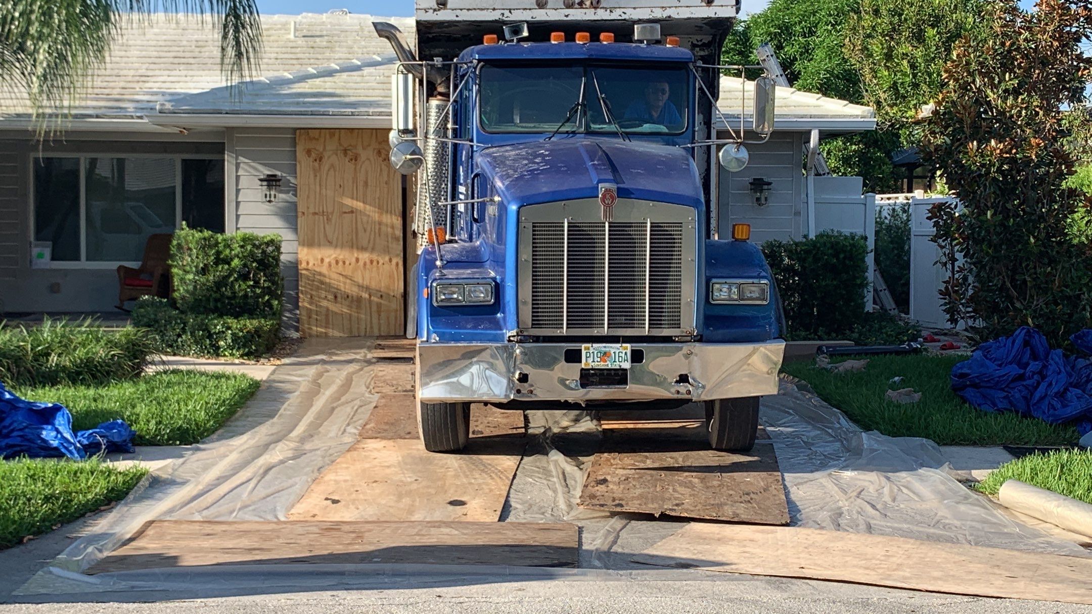 Residential Roofing Installation using 1" Nail strip metal roof by BLUES BROTHERS CONSTRUCTION CORP