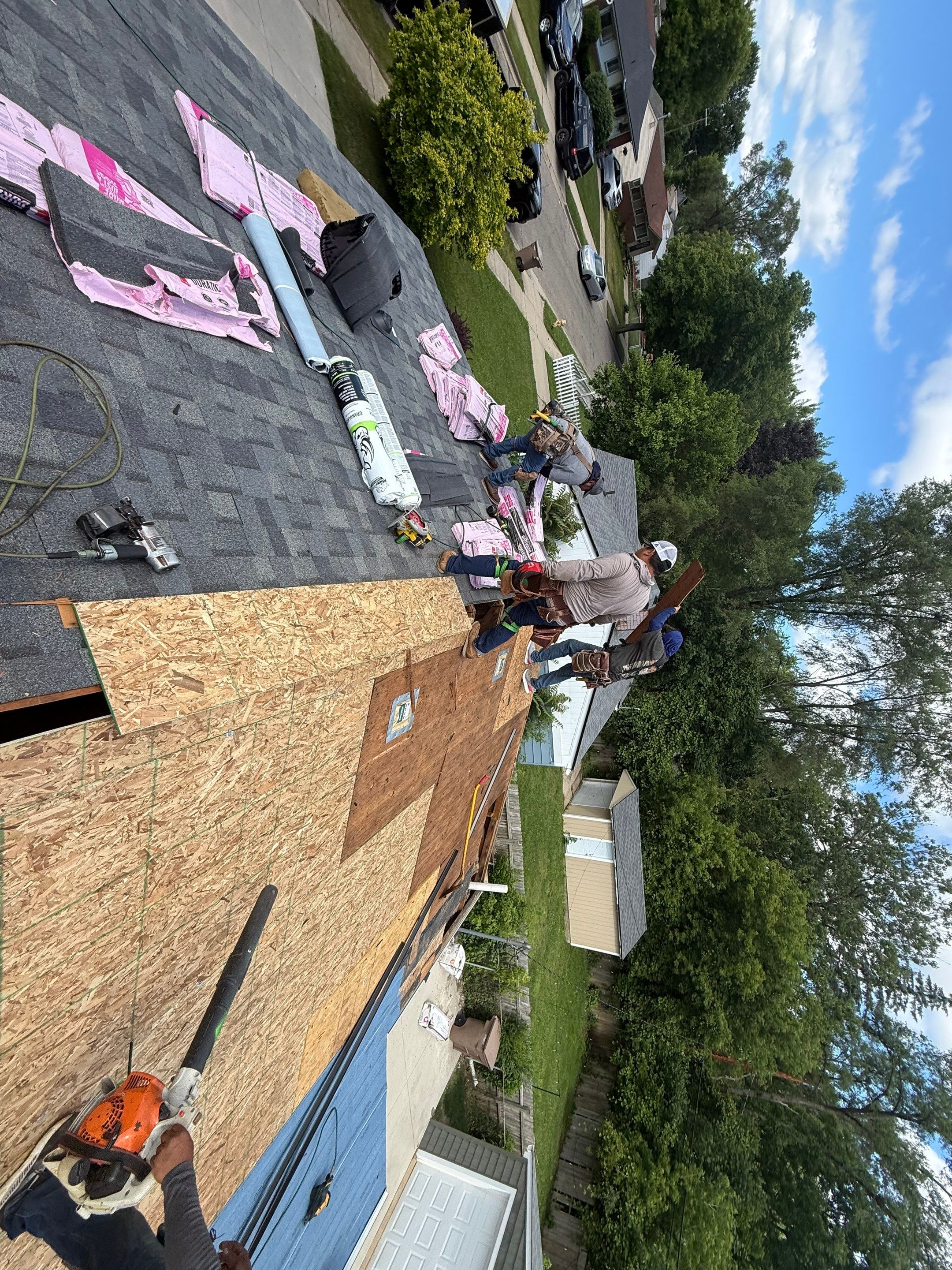 Roof Replacement using Owens Corning Tru Definitions by 180 Contractors