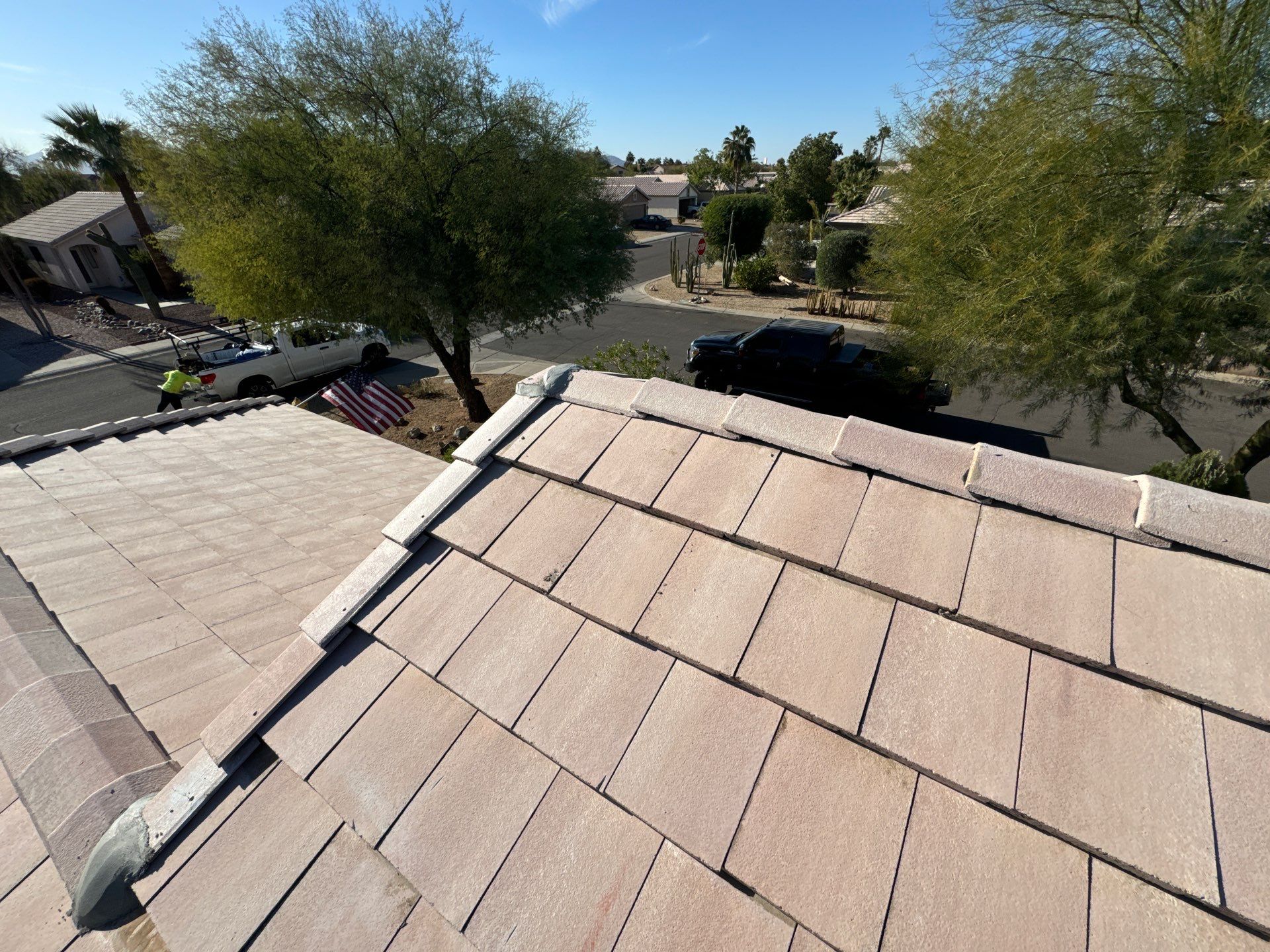Desert Tan Concrete Tile by Reimagine Roofing