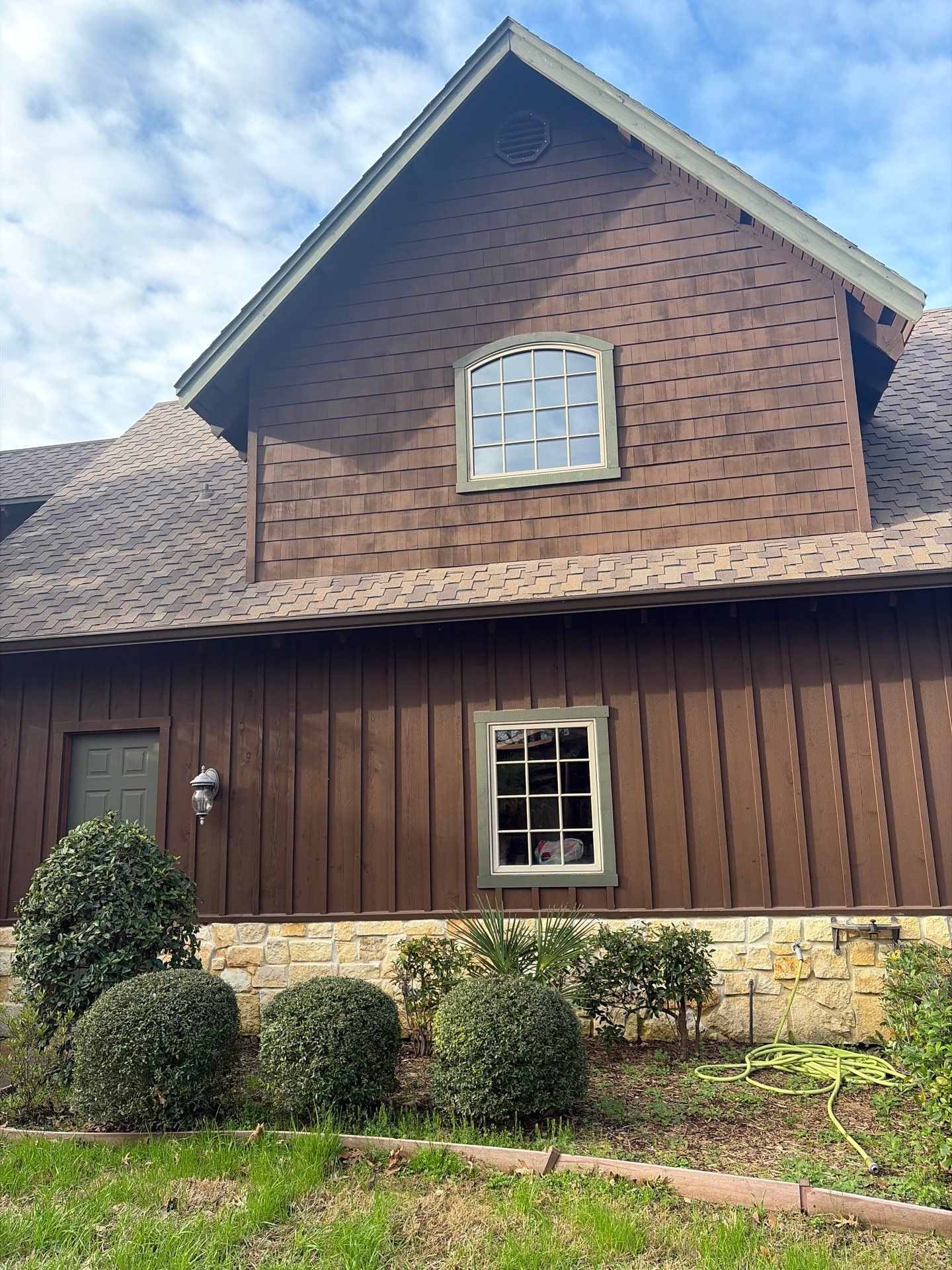 A Complete Exterior Refresh for a Custom Log Home & Property in Alba, Texas by Quality Coats Painting