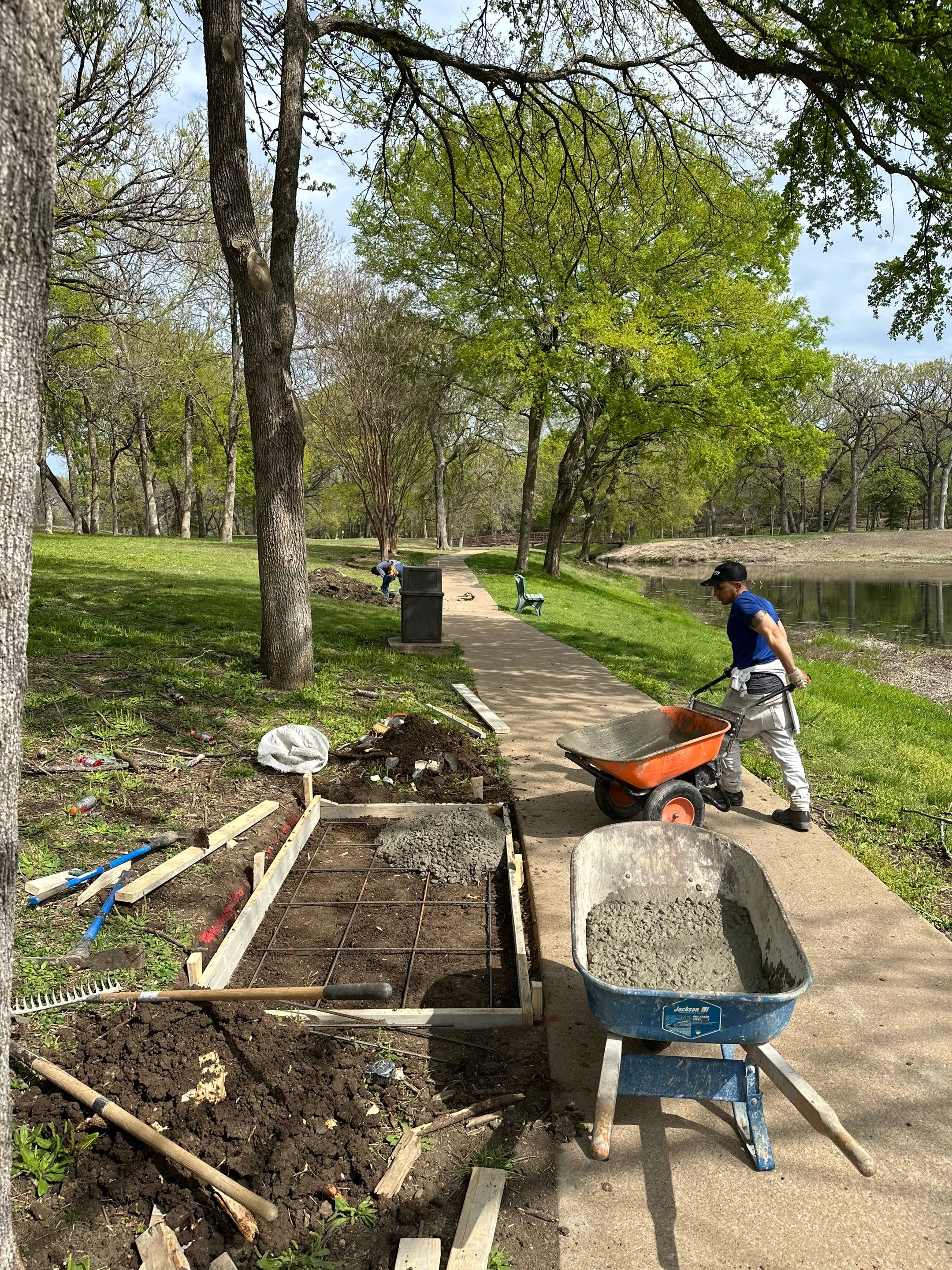 Bench Additions to Community  by SLM General Contractors & Roofing