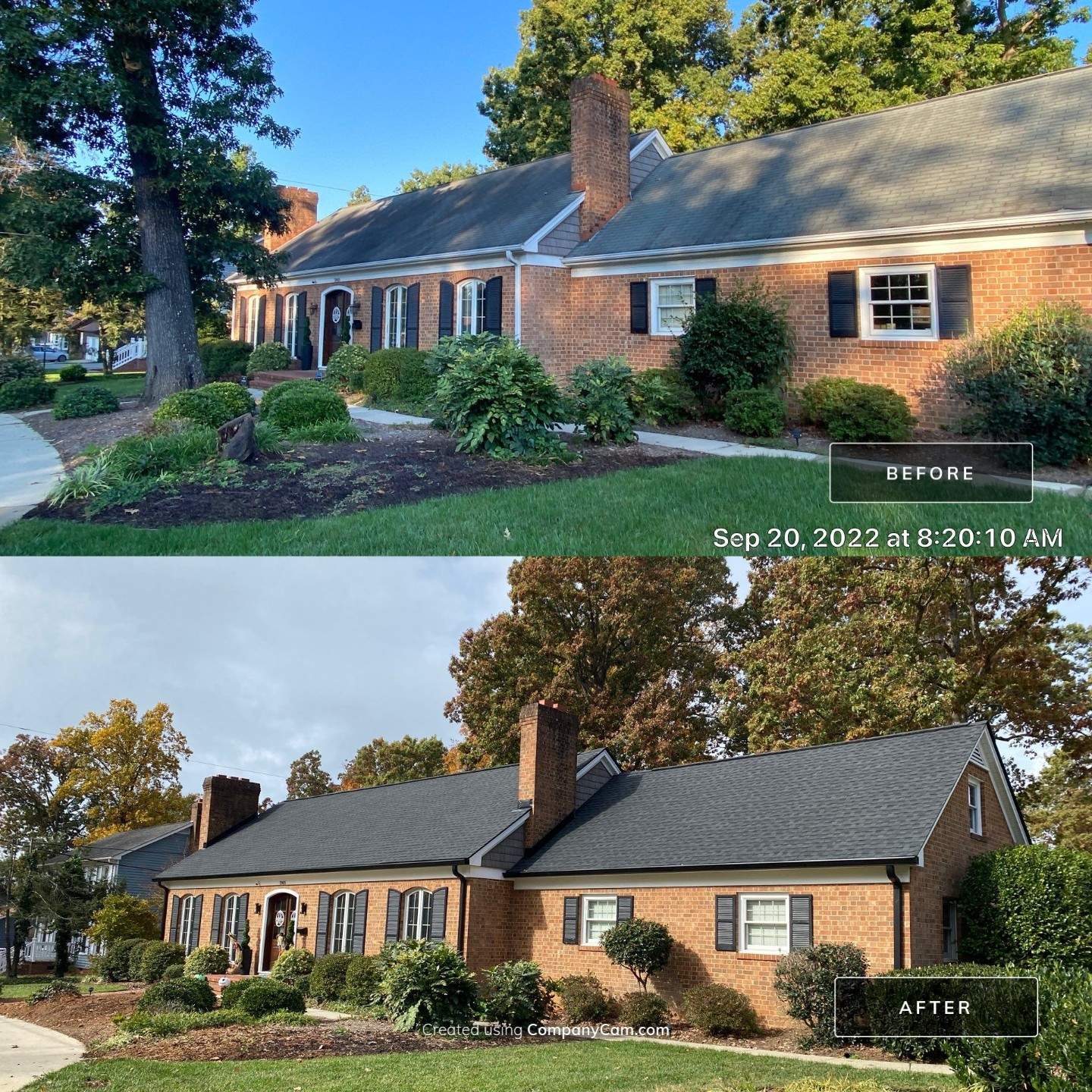 New Roof and 6 inch Gutters by Just In Time Roofing and Restoration