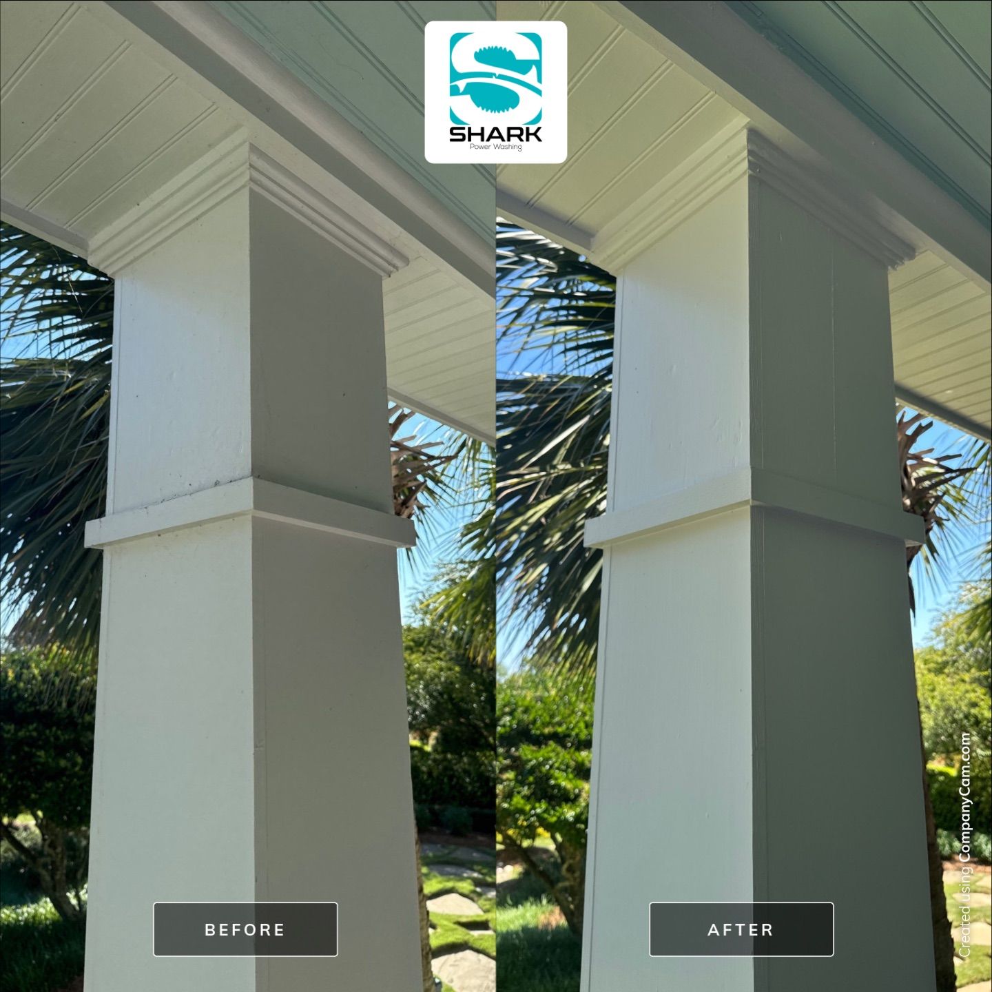 Project in Wilmington by Shark Power Washing