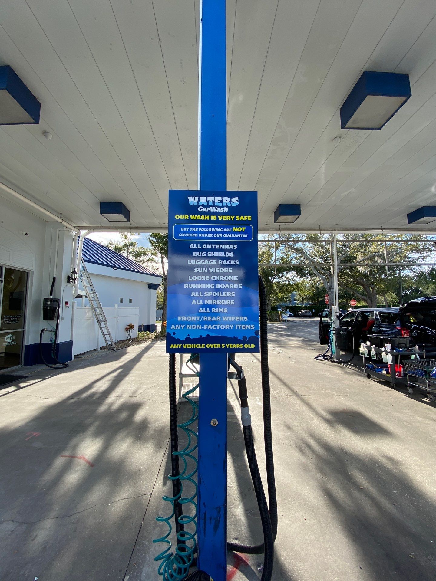 Waters Car Wash Monument Sign and Channel Letters by SignCrafters