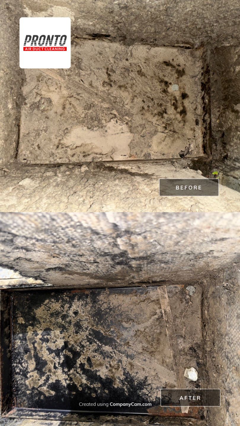 Air duct cleaning using Hypervac by Pronto Air Duct Cleaning