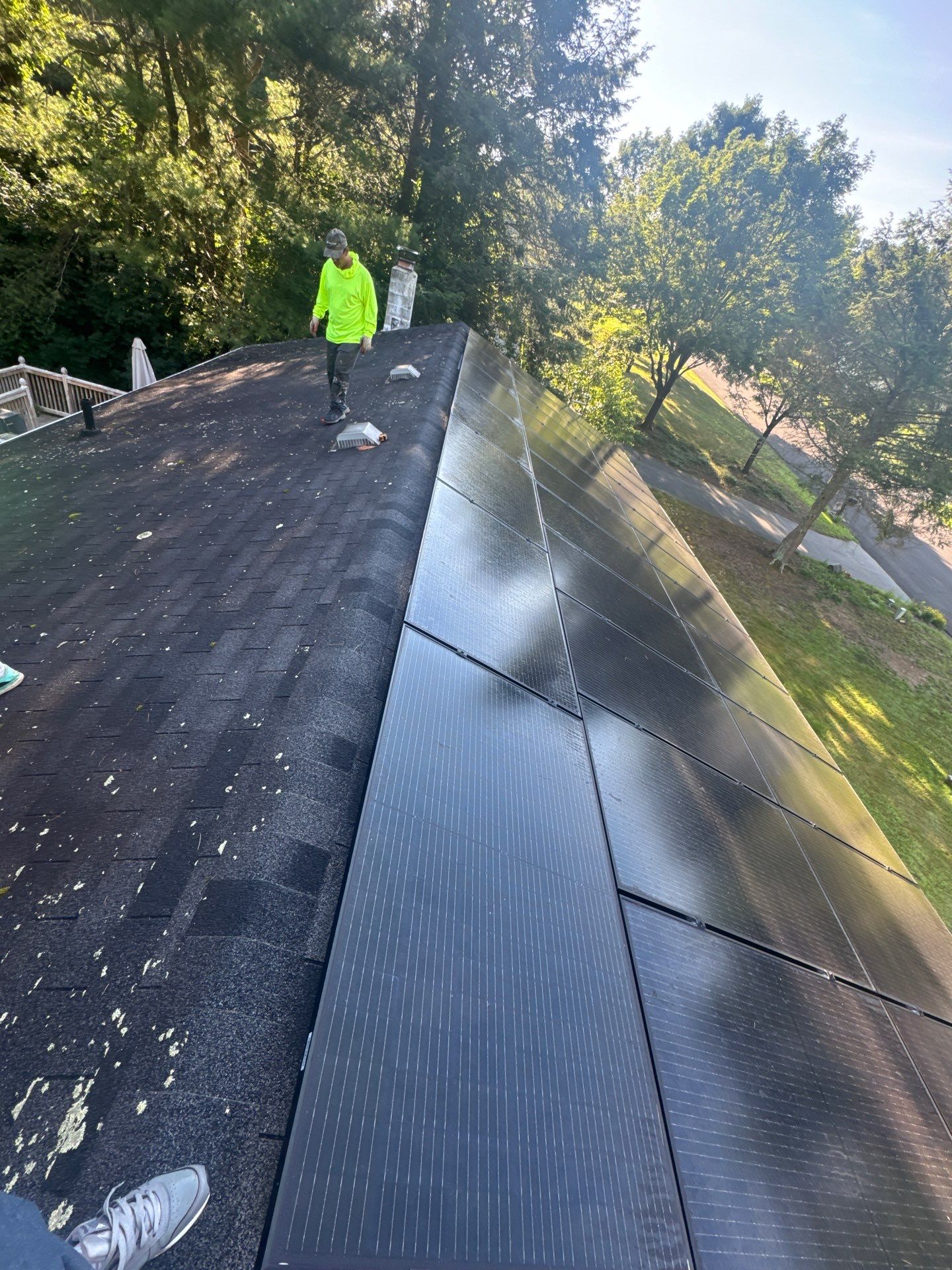 Onyx Black Shingles by Reimagine Roofing