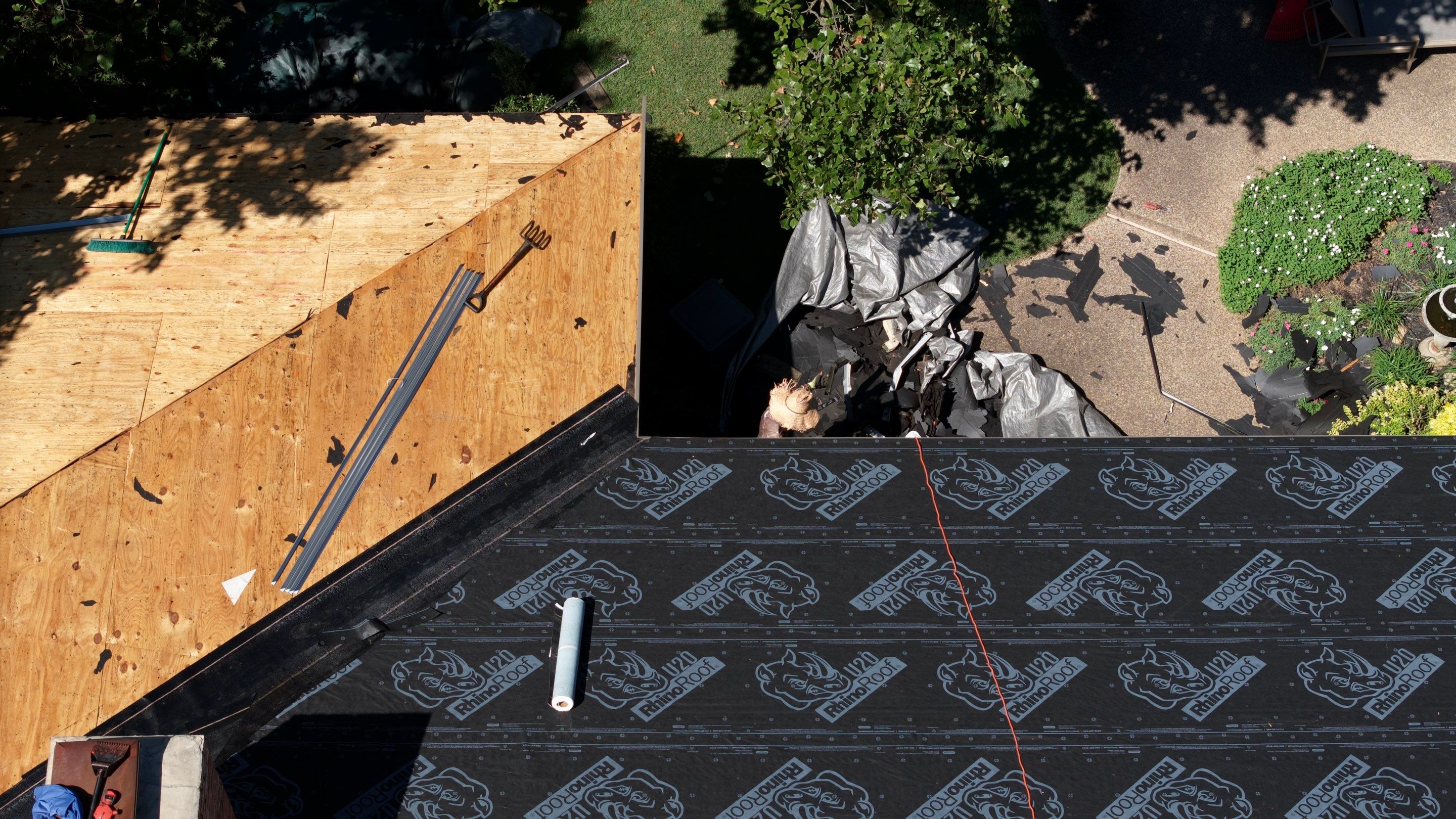 Residential Roofing Installation using Owens Corning ProArmor Synthetic Underlayment by Becker Roofing and Exteriors