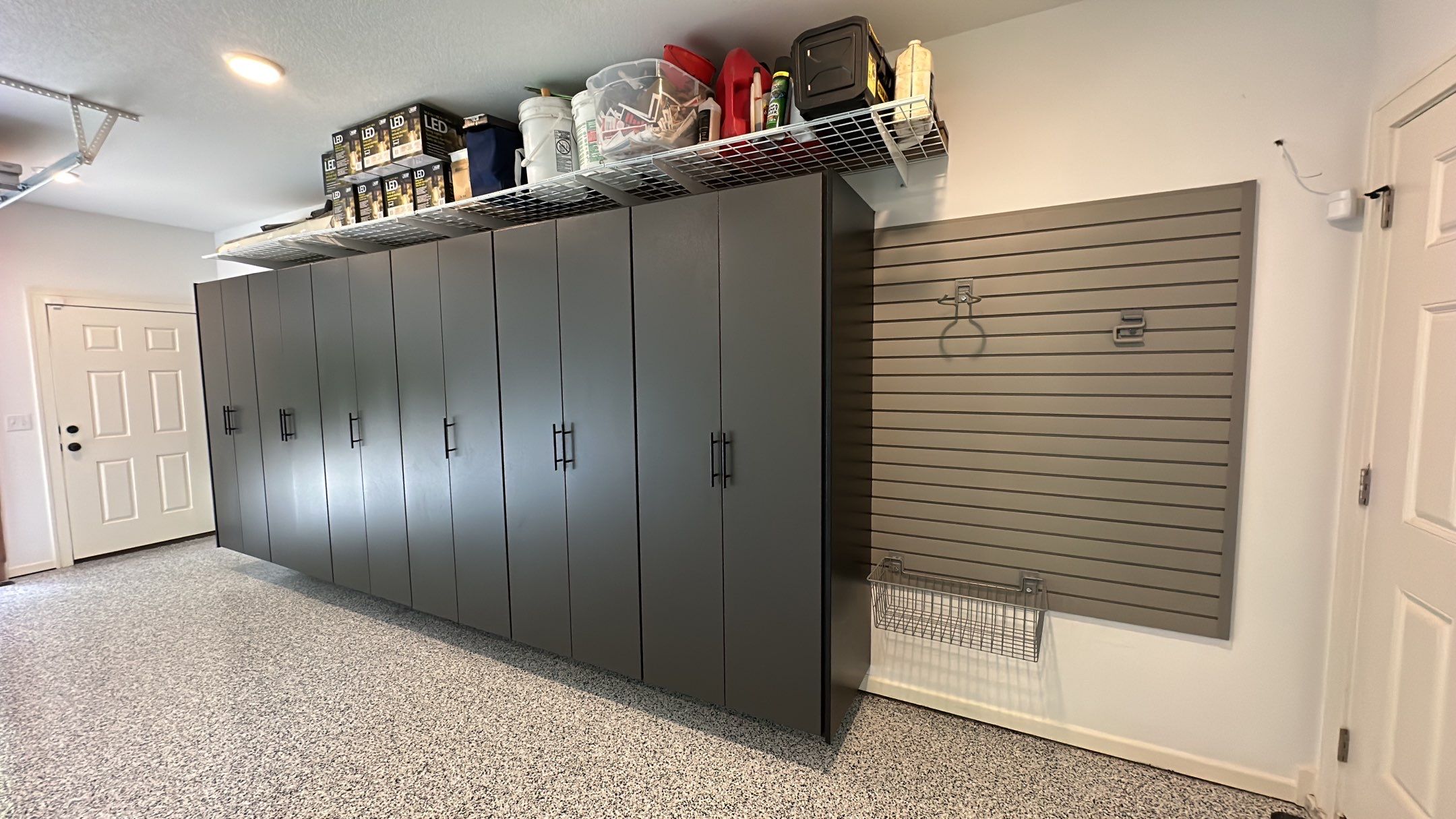 Will W. got his dream garage with a Banner Garage Floor and Cabinets  by Banner Garage